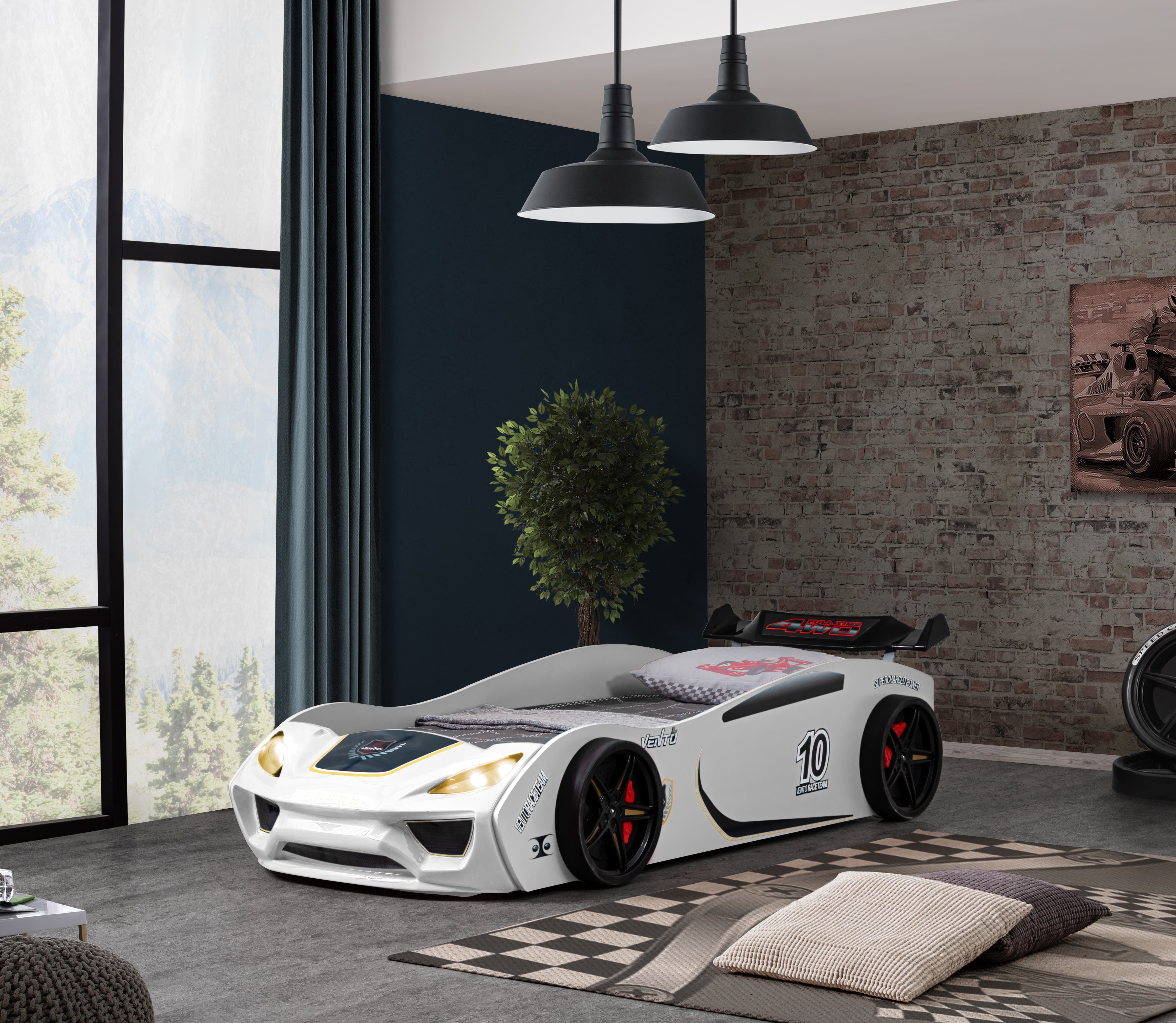 Windbettmaschine mit LED