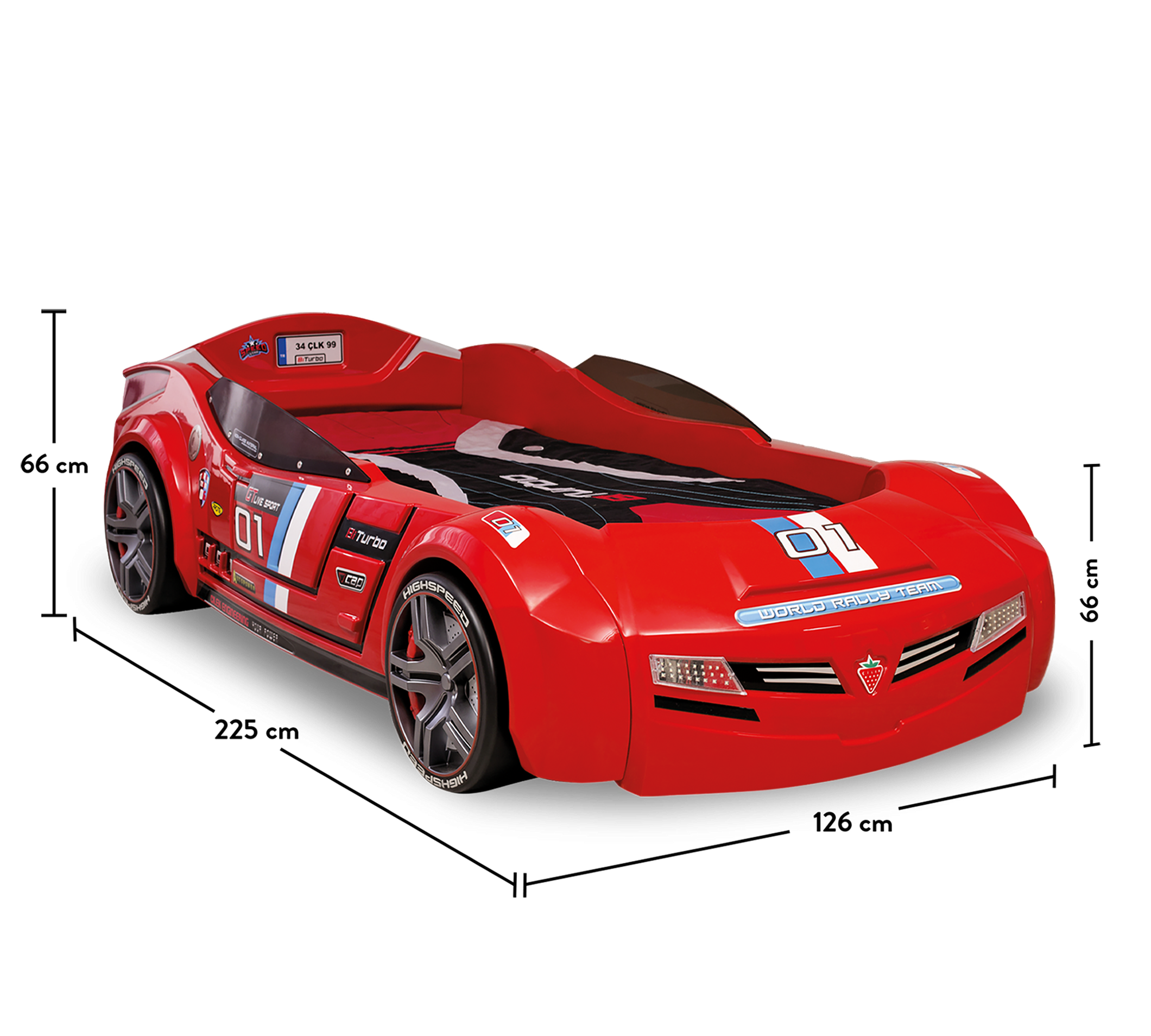 Letto Macchina Biturbo