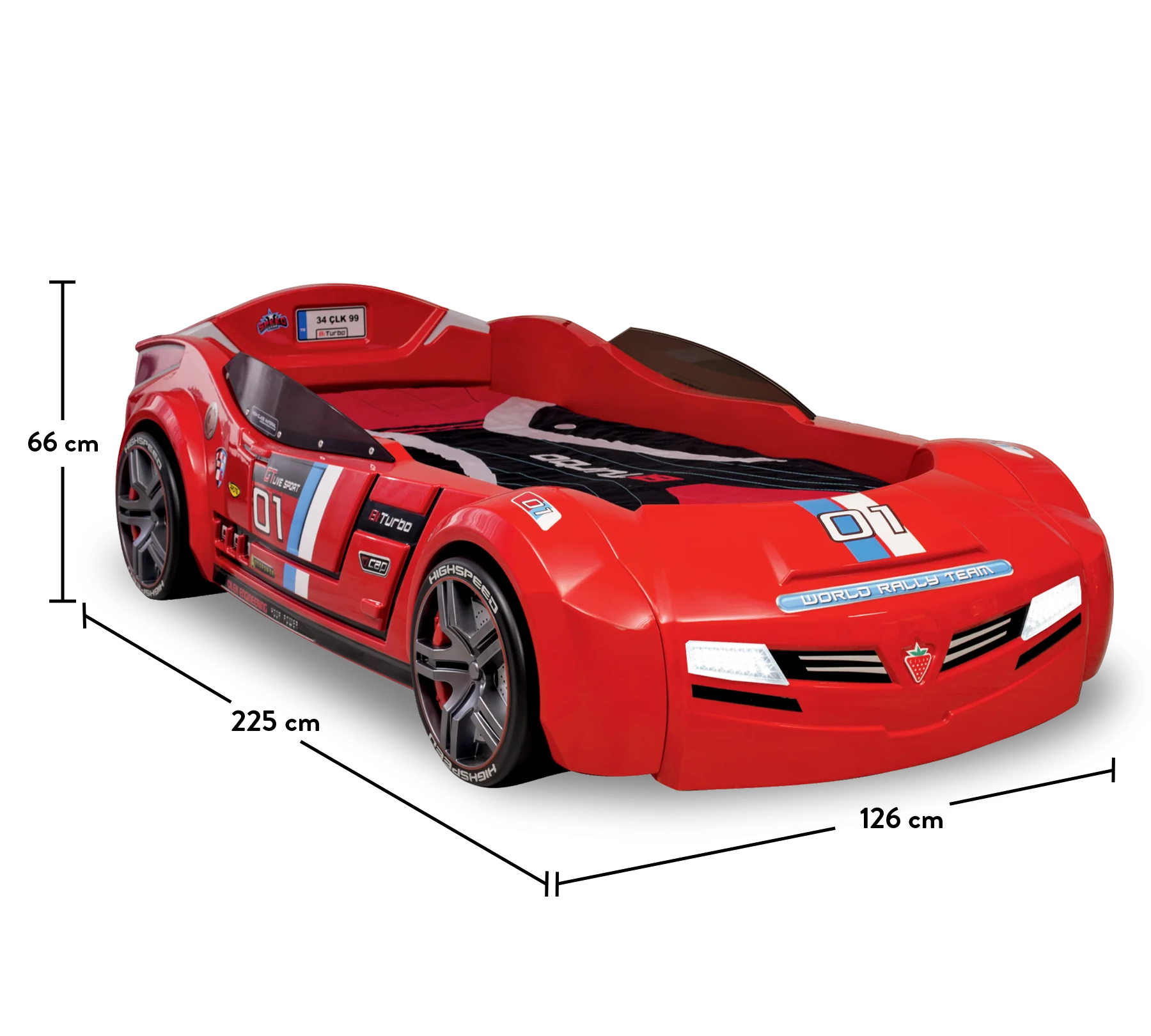 Letto Macchina Biturbo