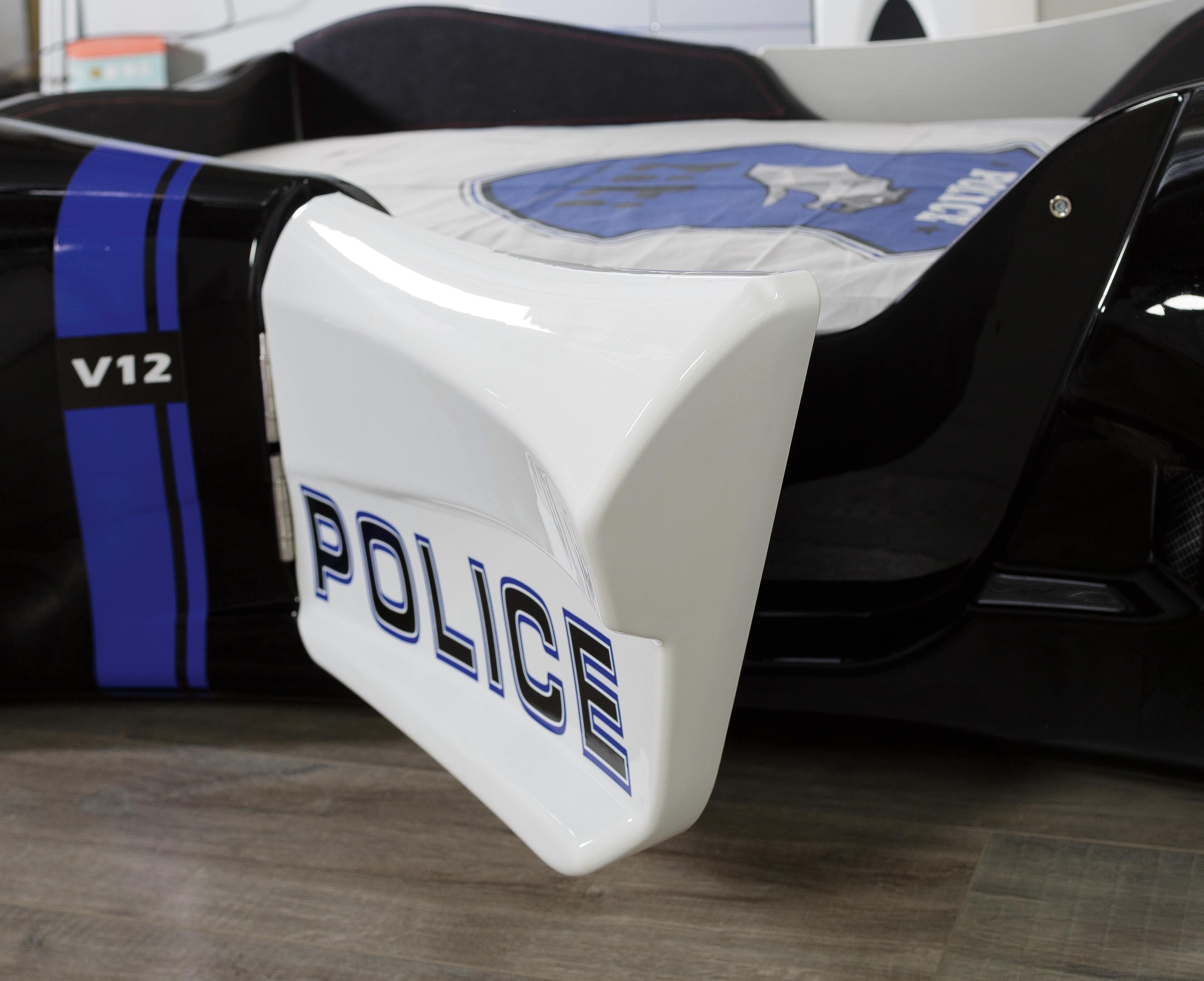 Letto Auto con LED Police