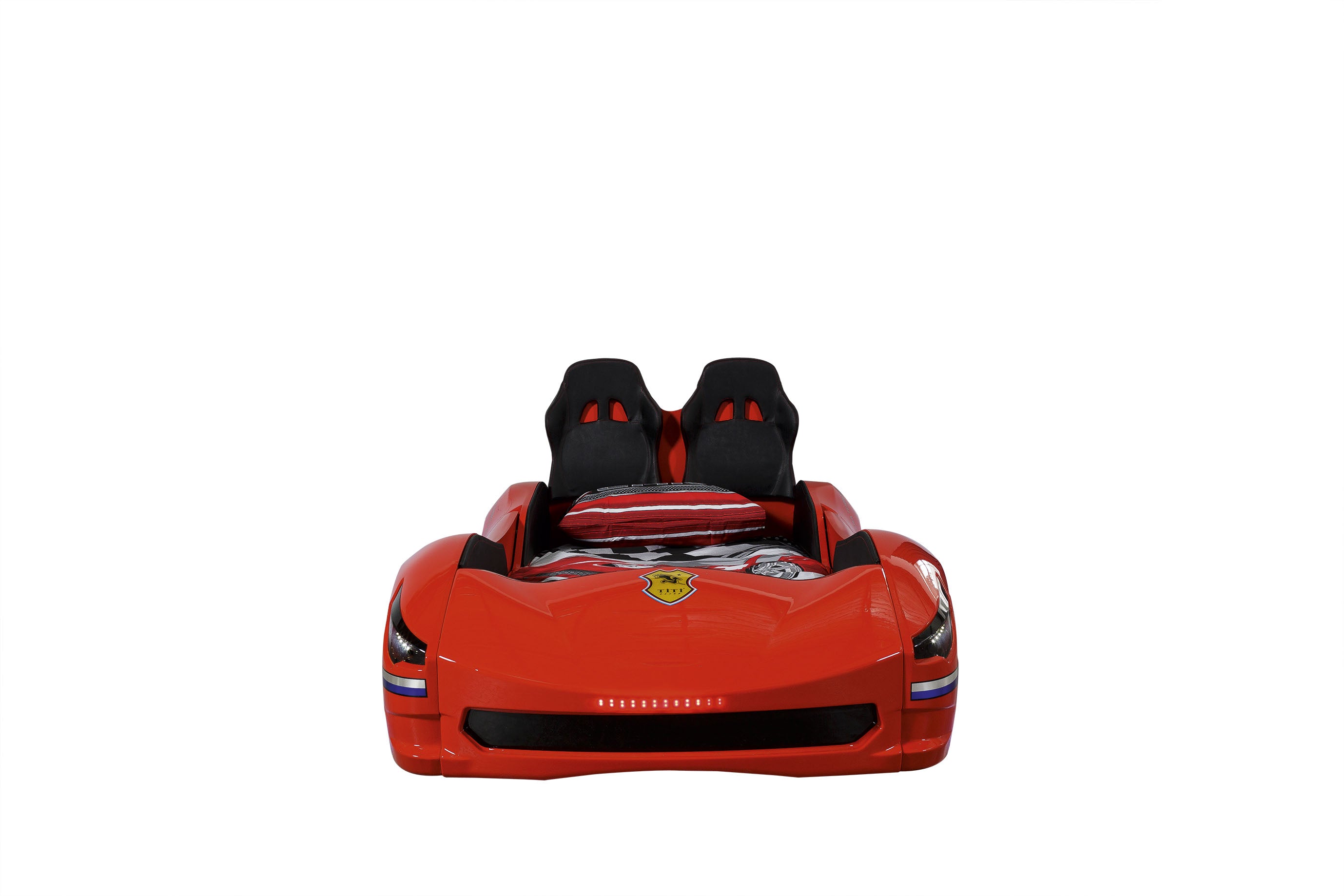Autobett mit roter LED Cabrio