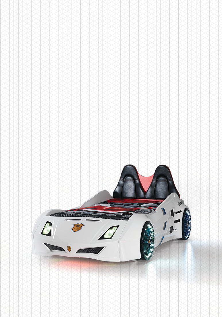 Letto Auto con LED Garage