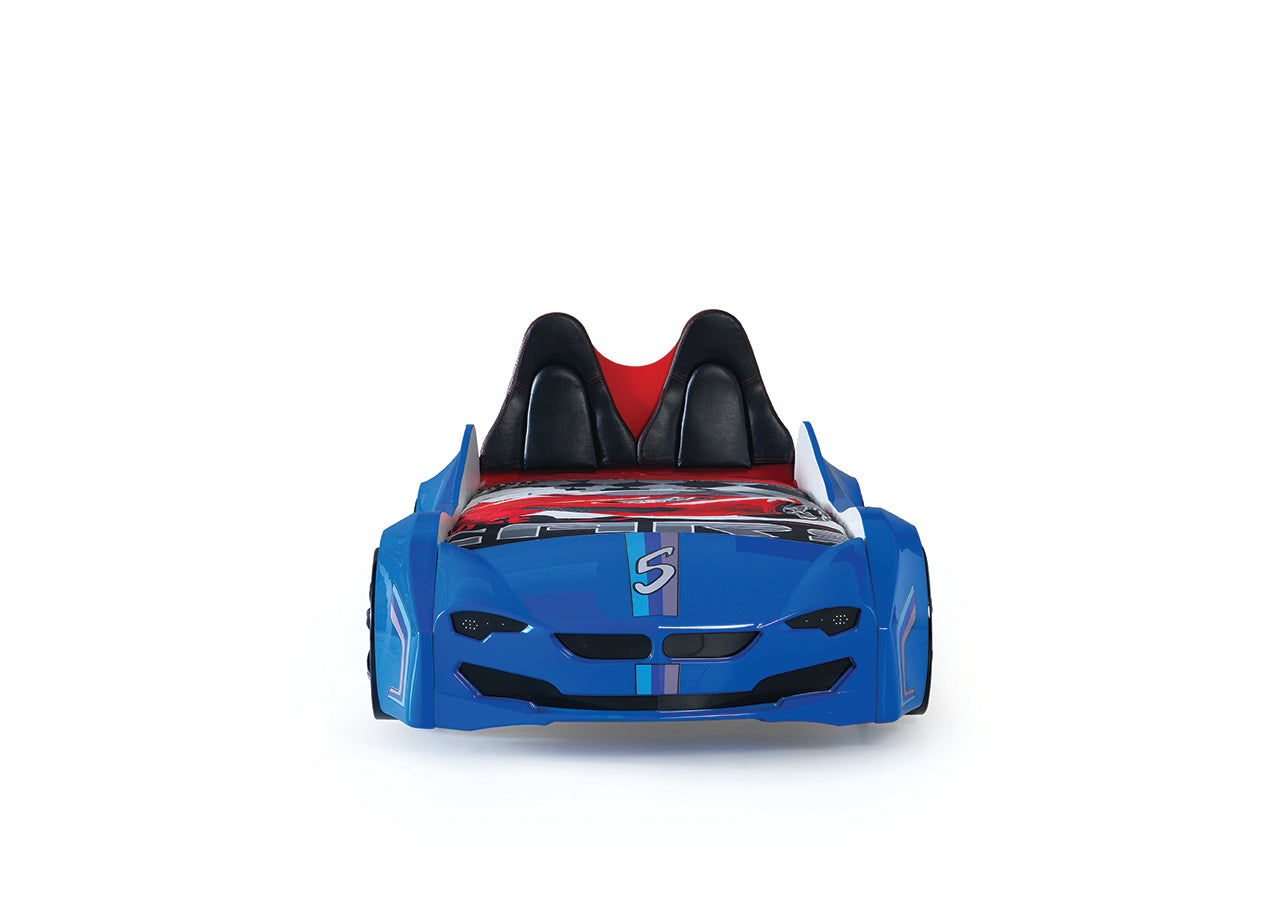 Lit de voiture avec LED coupé