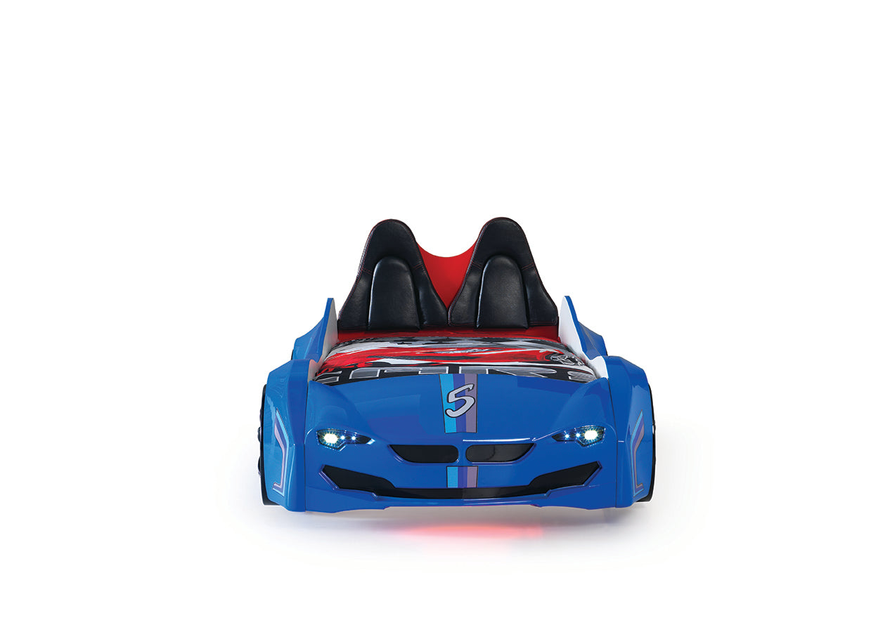 Lit de voiture avec LED coupé