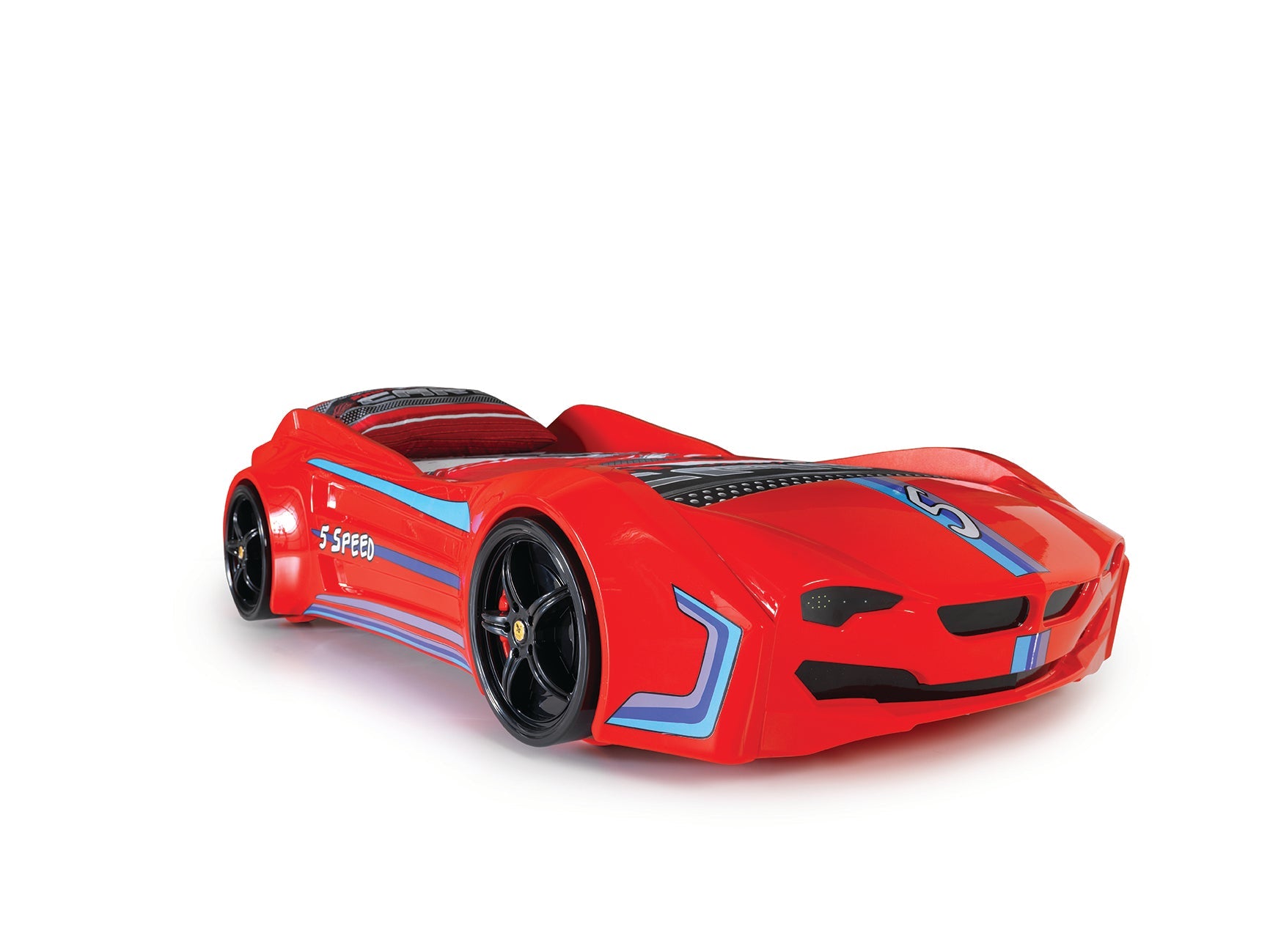 Lit de voiture avec LED coupé