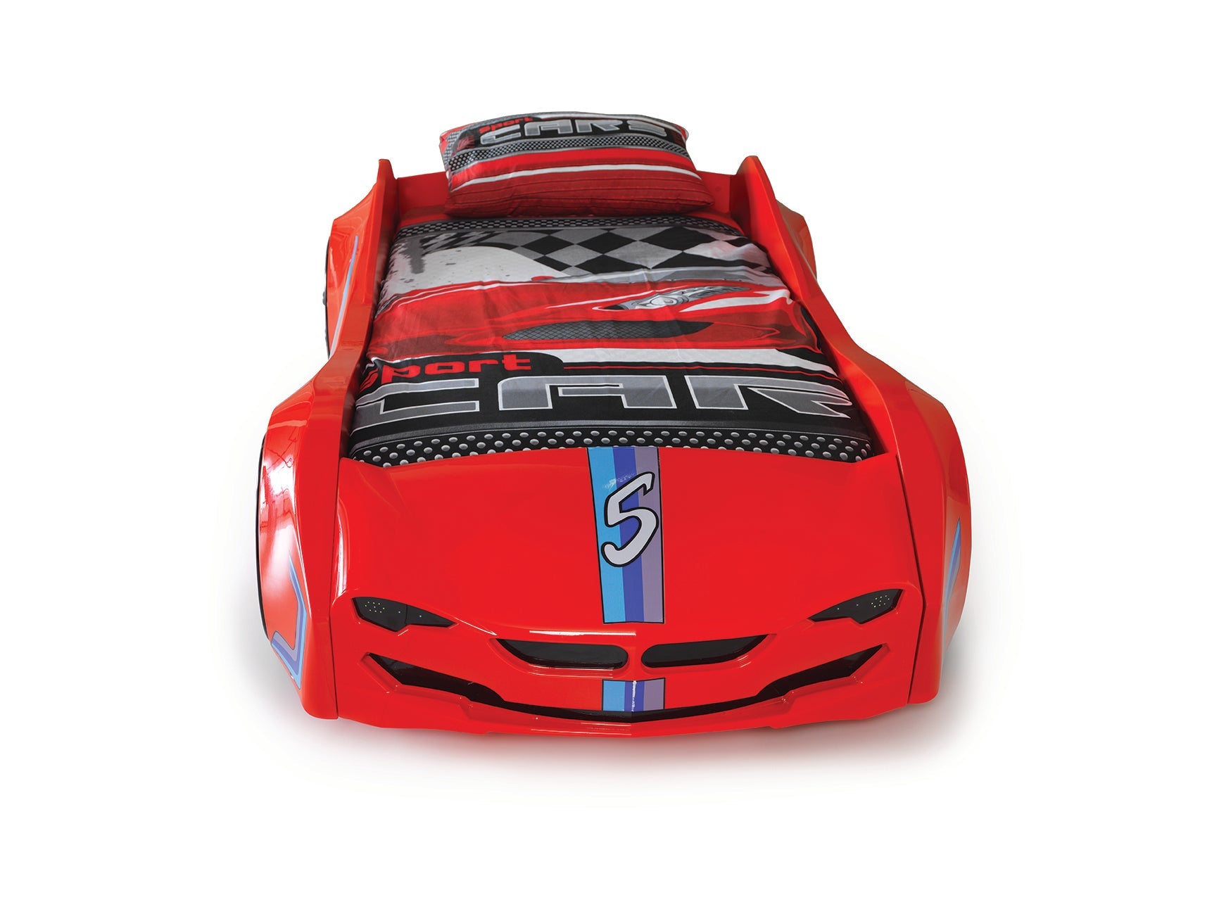 Lit de voiture avec LED coupé