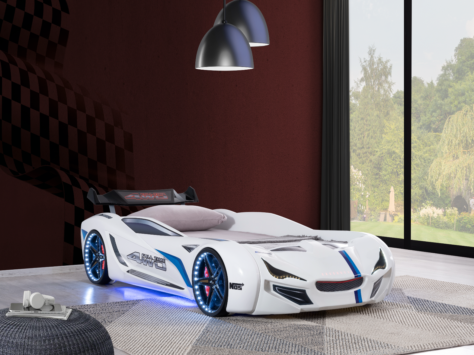Letto Auto MVN1 con LED