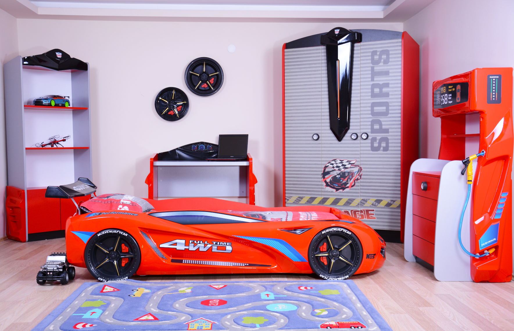 Letto Auto MVN1 con LED