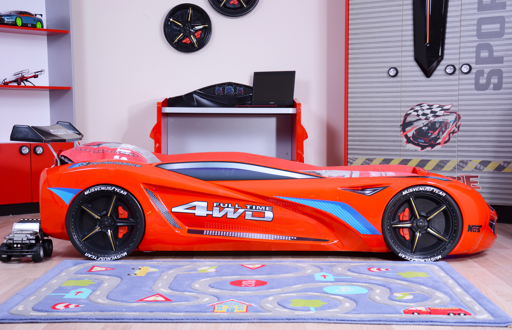 Letto Auto MVN1 con LED