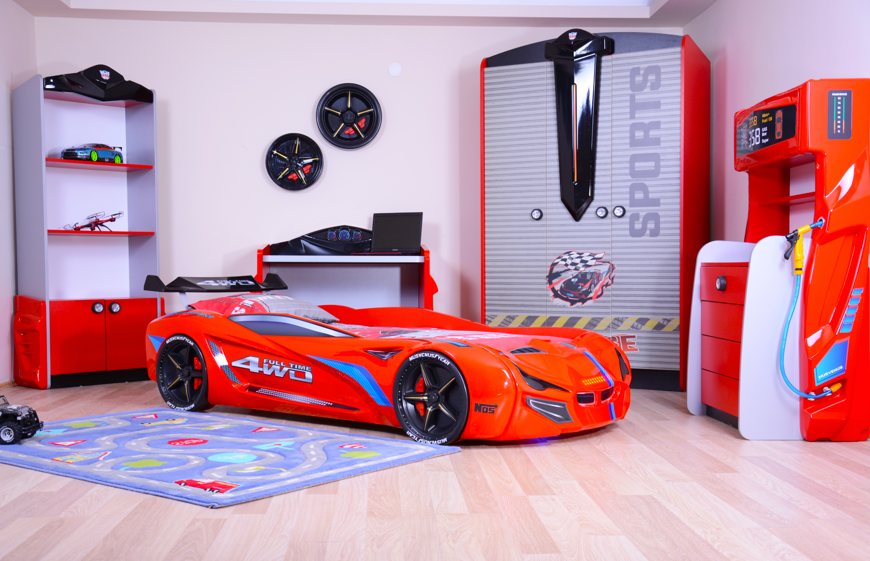 Letto Auto MVN1 con LED