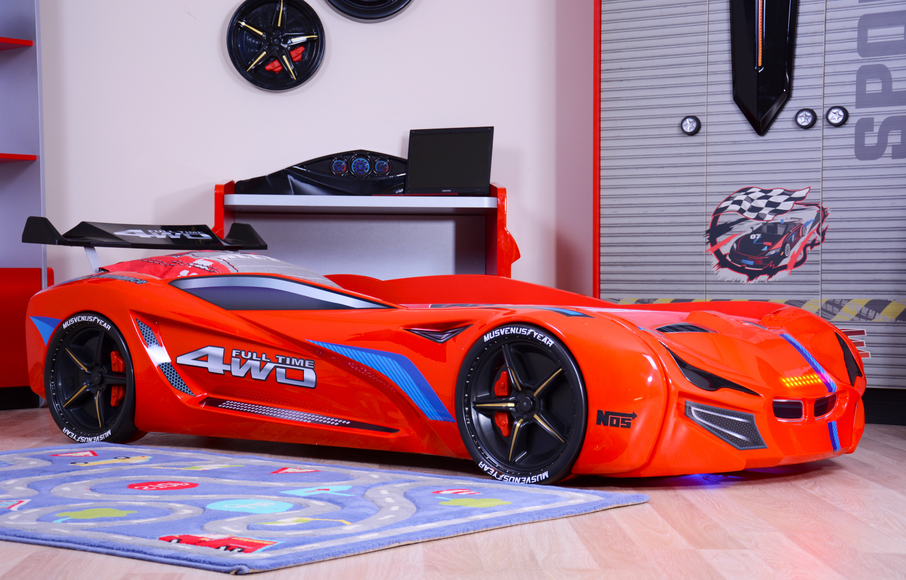 Letto Auto MVN1 con LED