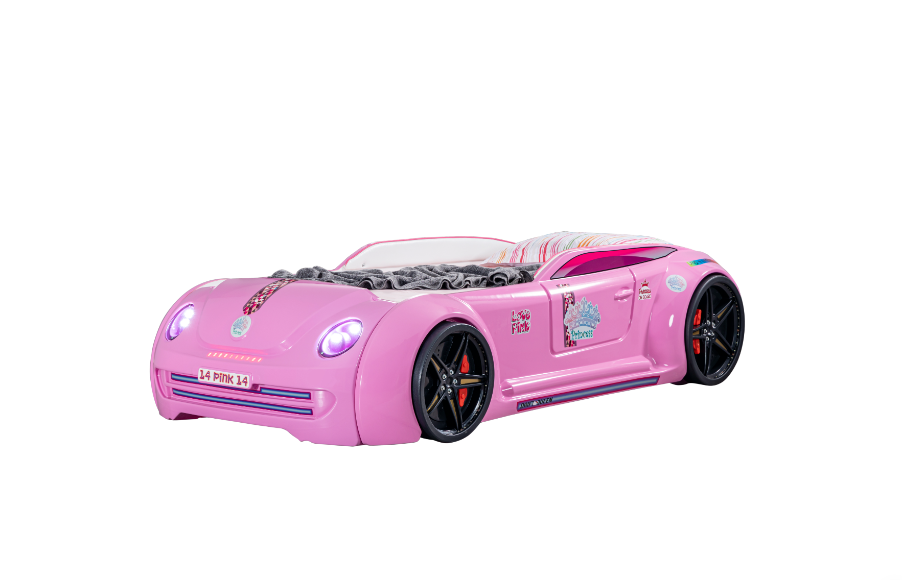 Letto Auto Pink Love – Rosa