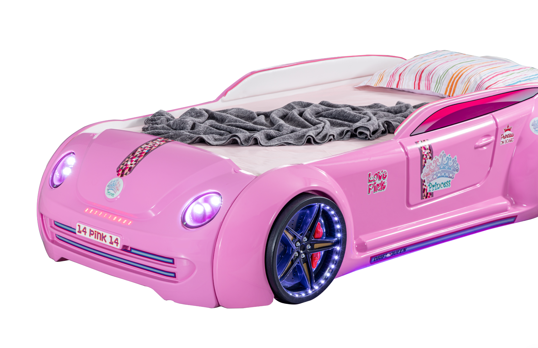 Letto Auto Pink Love – Rosa
