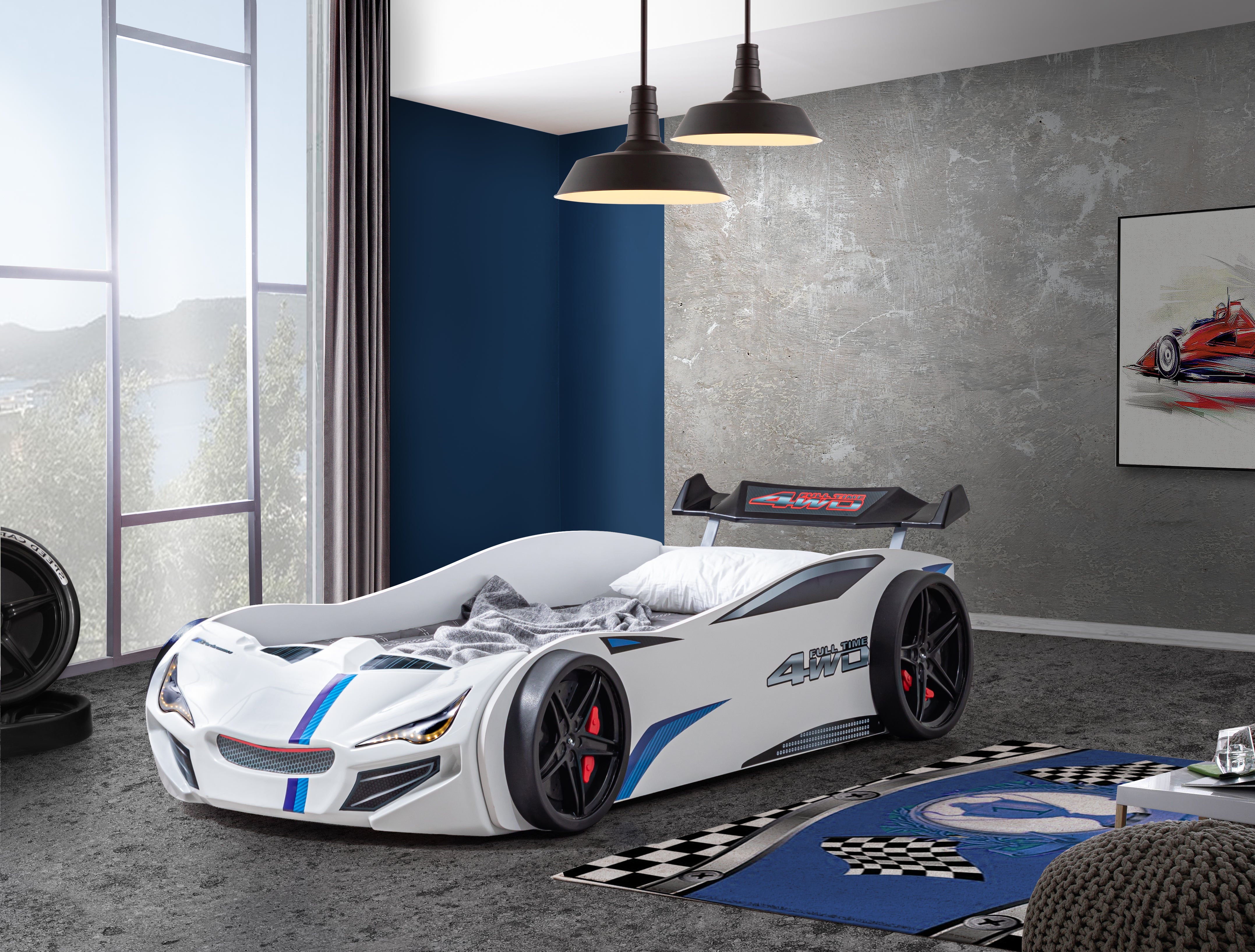 GT1 Eco Letto Auto con LED