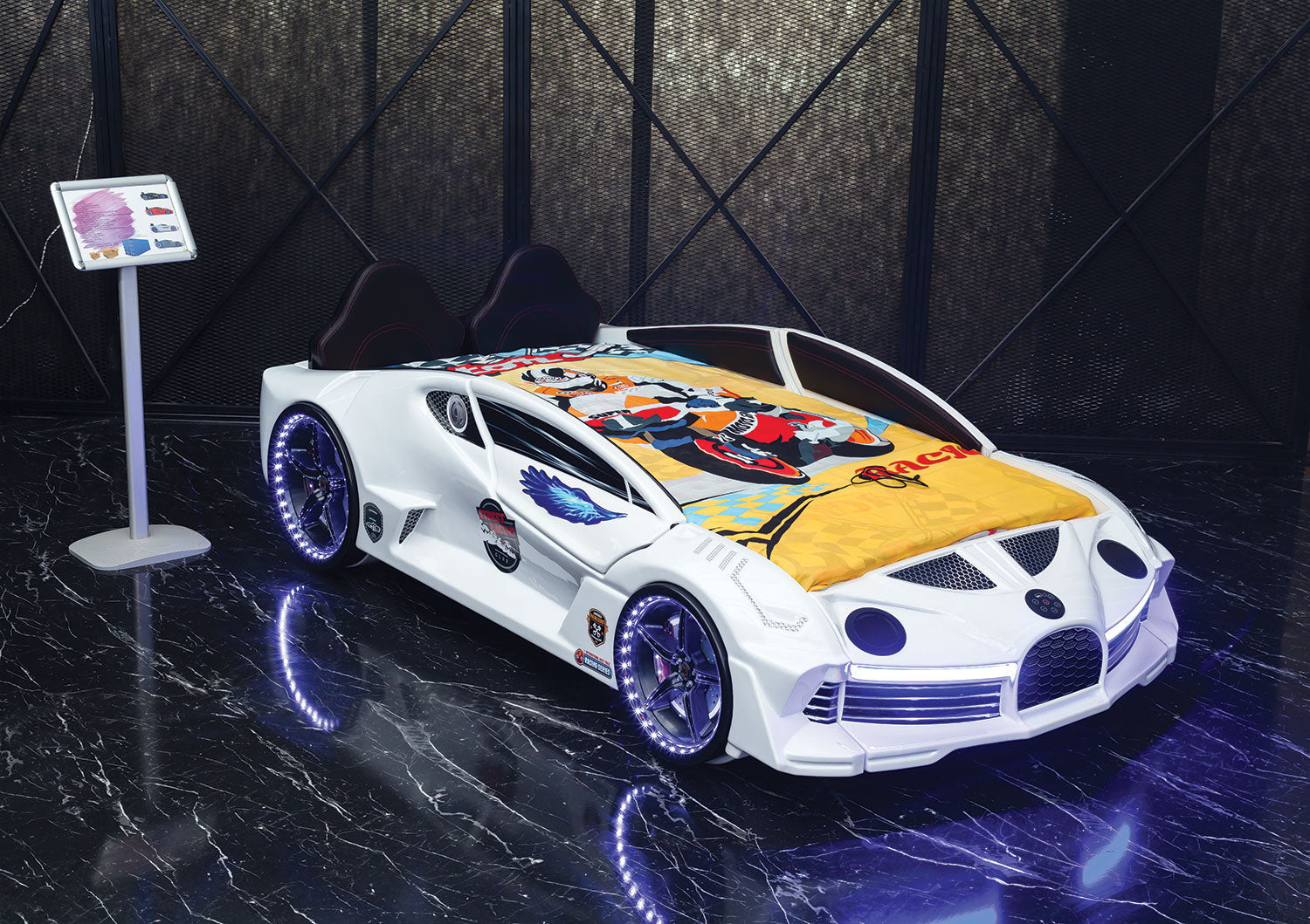 Moon Aero Premium Letto Auto con LED