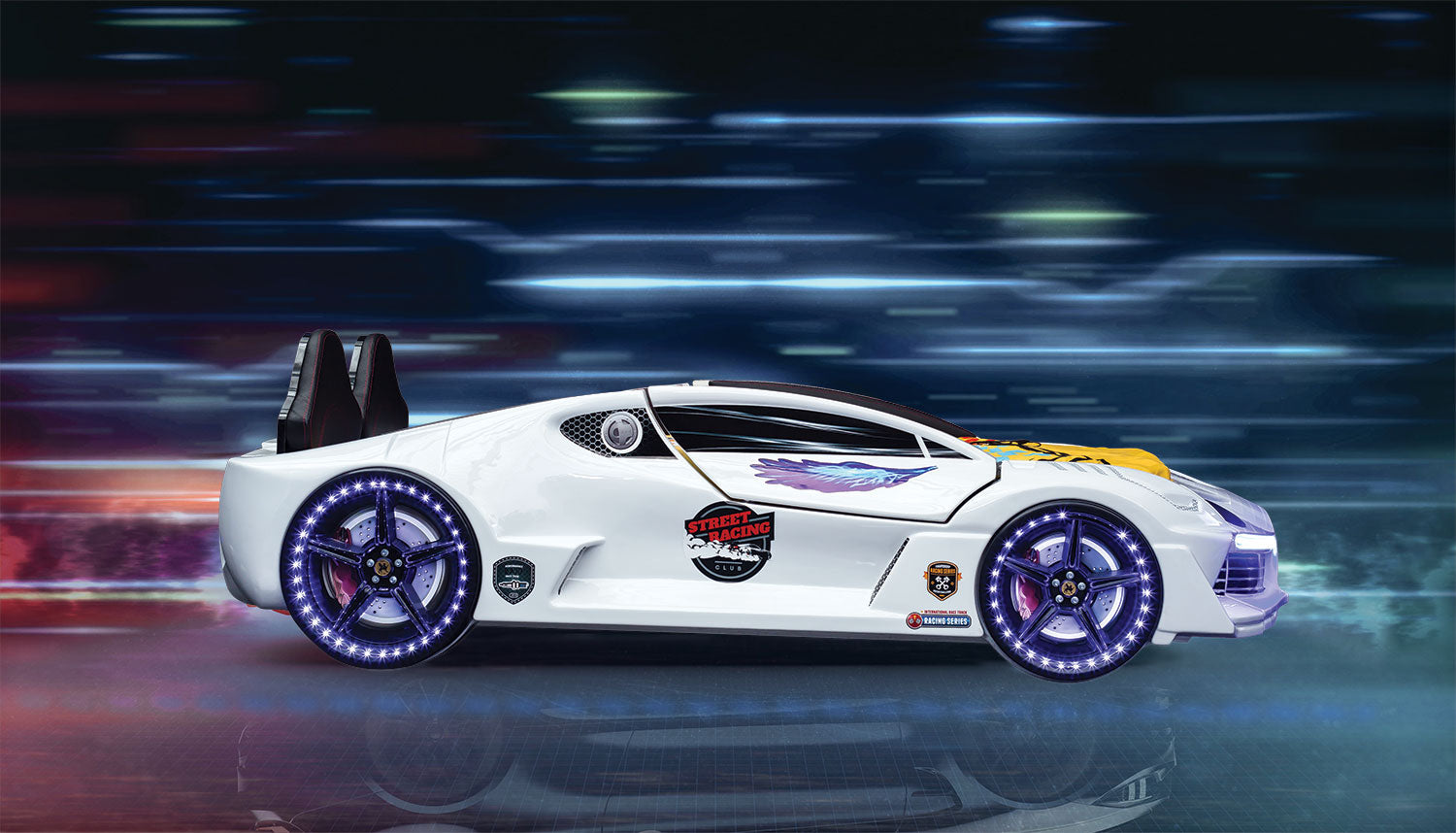 Moon Aero Premium Letto Auto con LED