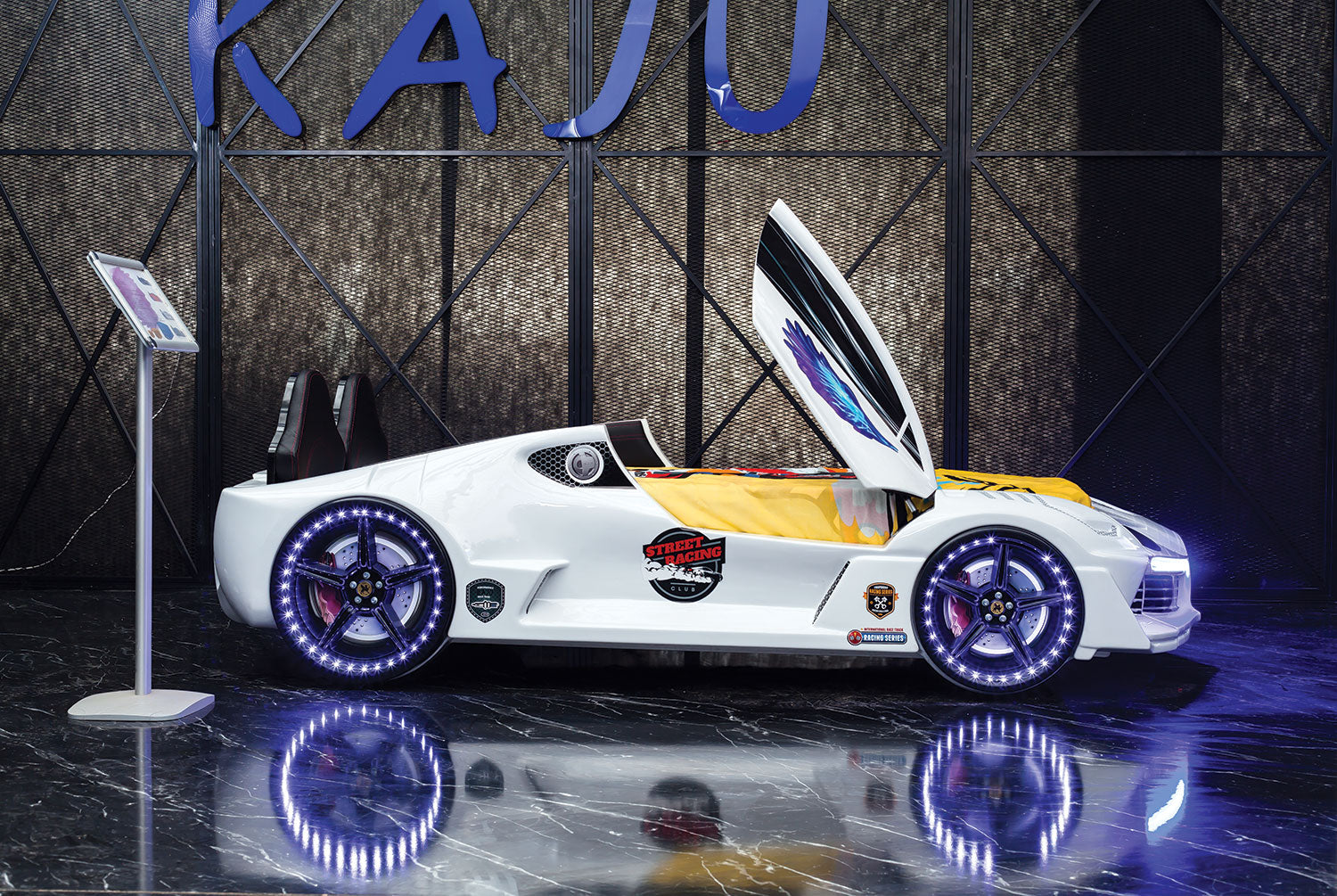 Moon Aero Premium Letto Auto con LED