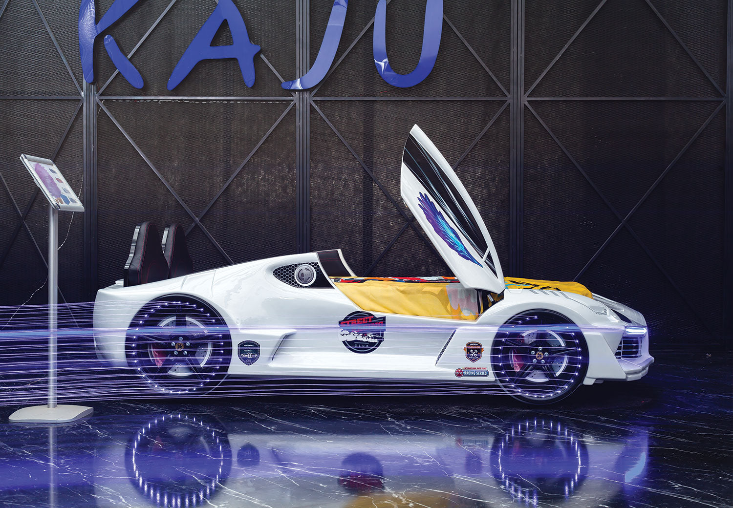 Moon Aero Premium Letto Auto con LED