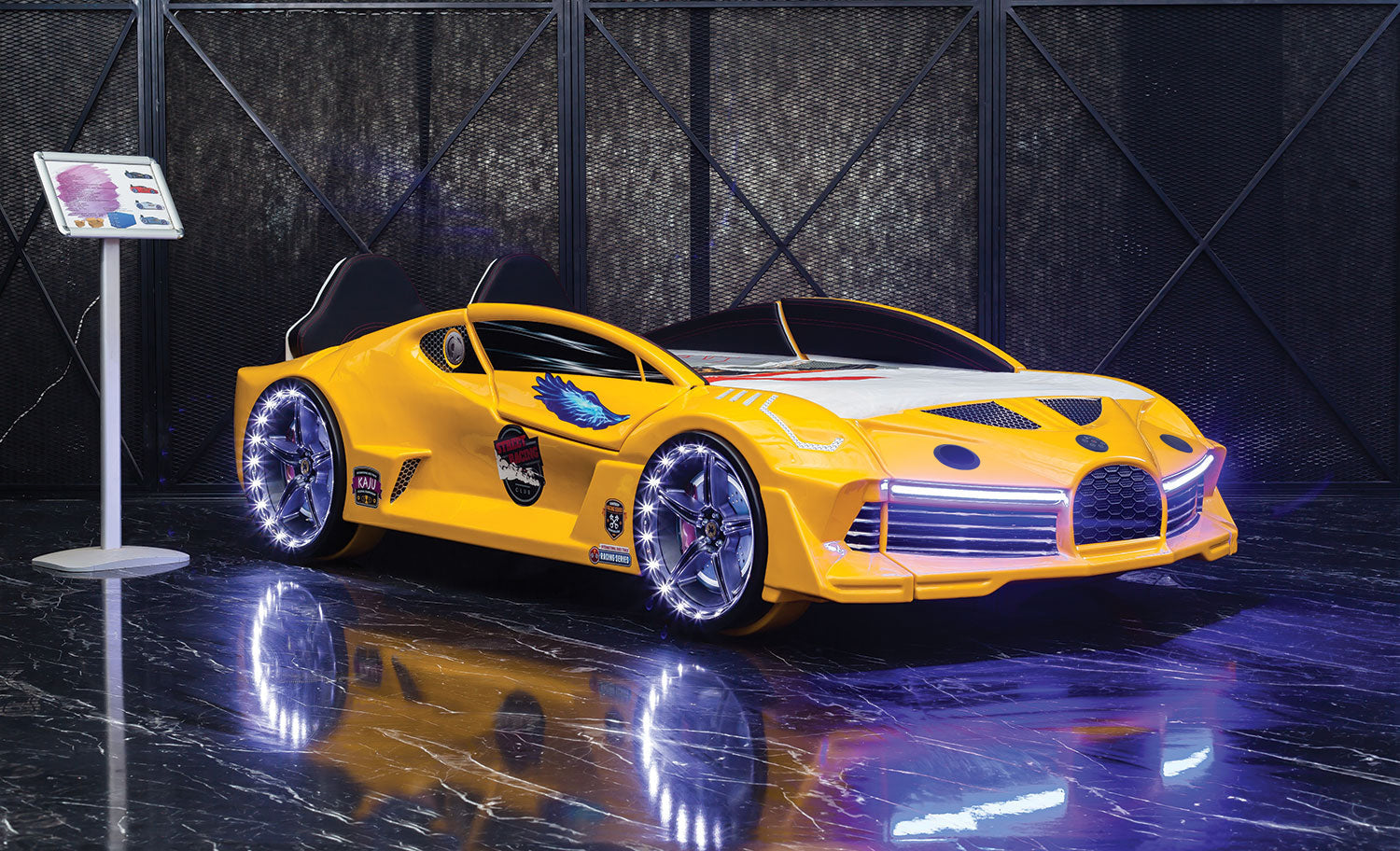 Moon Aero Premium Letto Auto con LED