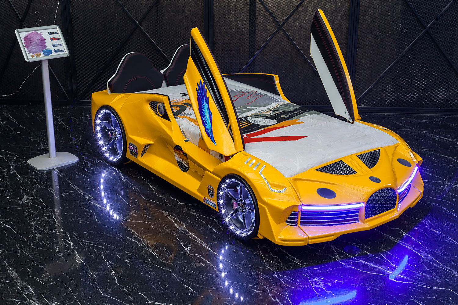 Moon Aero Premium Letto Auto con LED