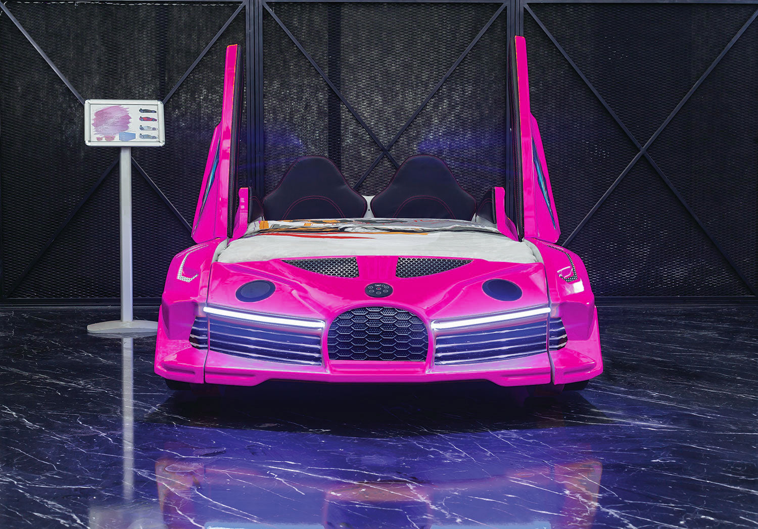 Moon Aero Premium Letto Auto con LED