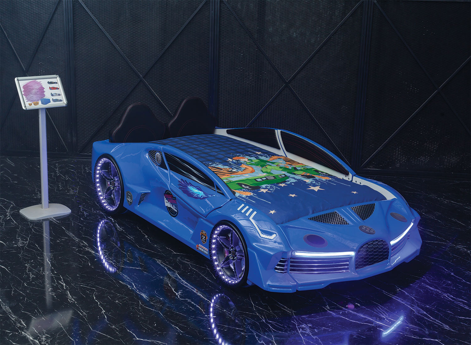 Moon Aero Premium Letto Auto con LED