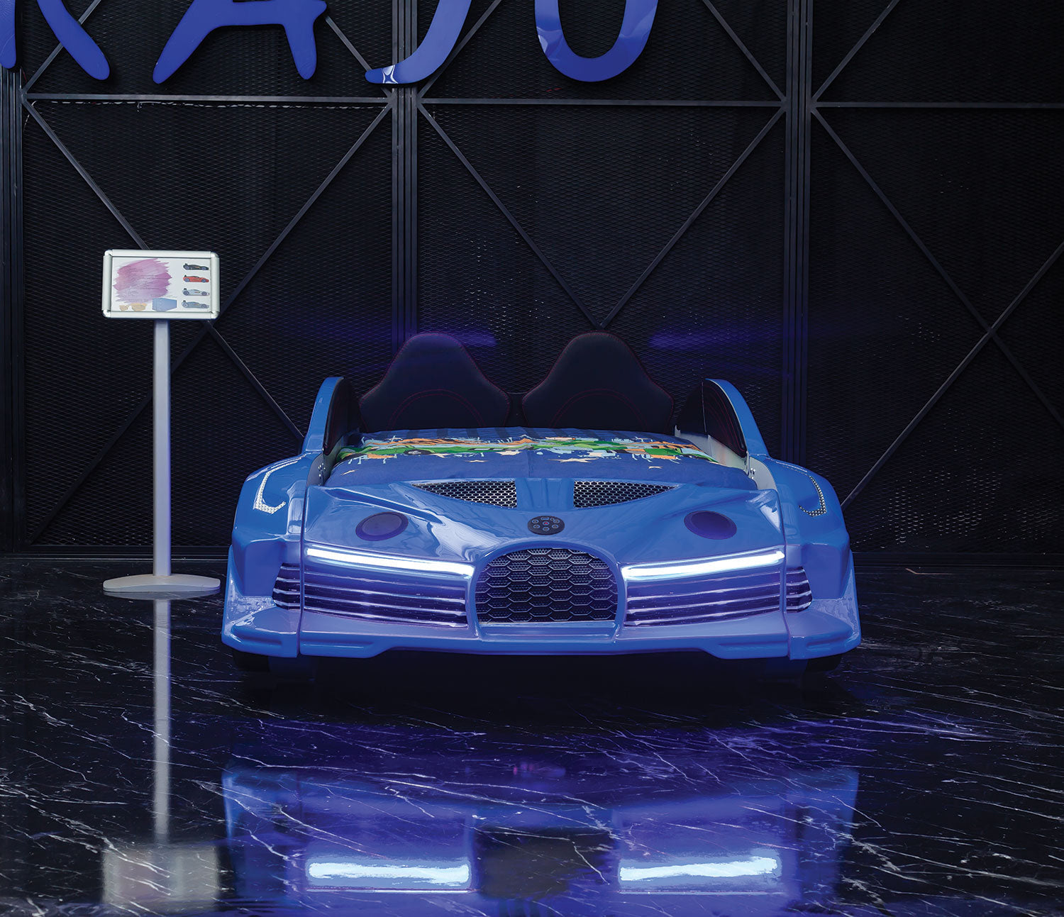 Moon Aero Premium Letto Auto con LED