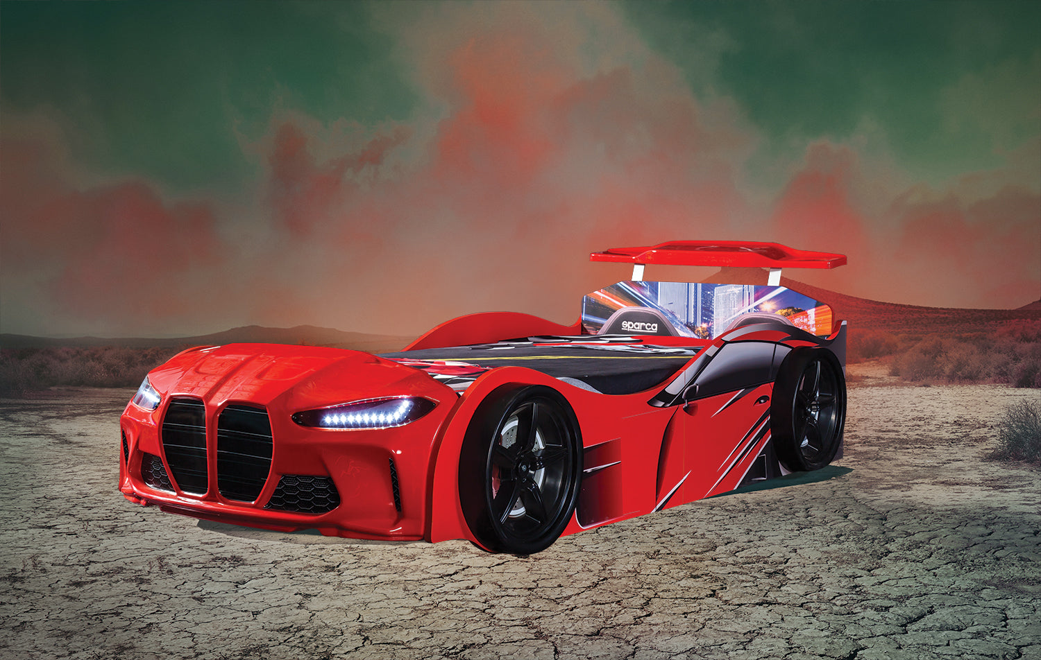 GTX Full Letto Macchina con LED