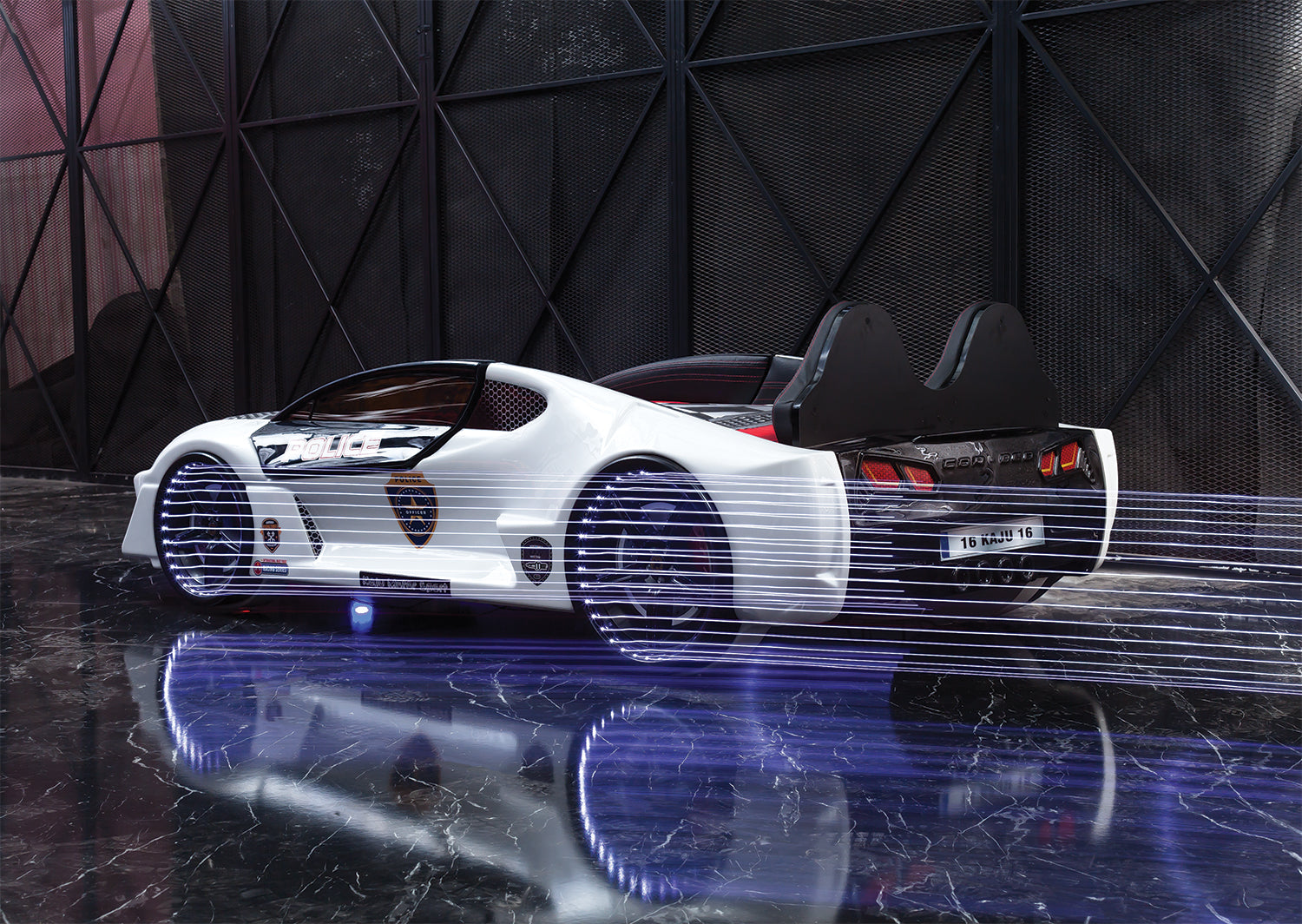 Moon Aero Polizia Completa Letto Macchina