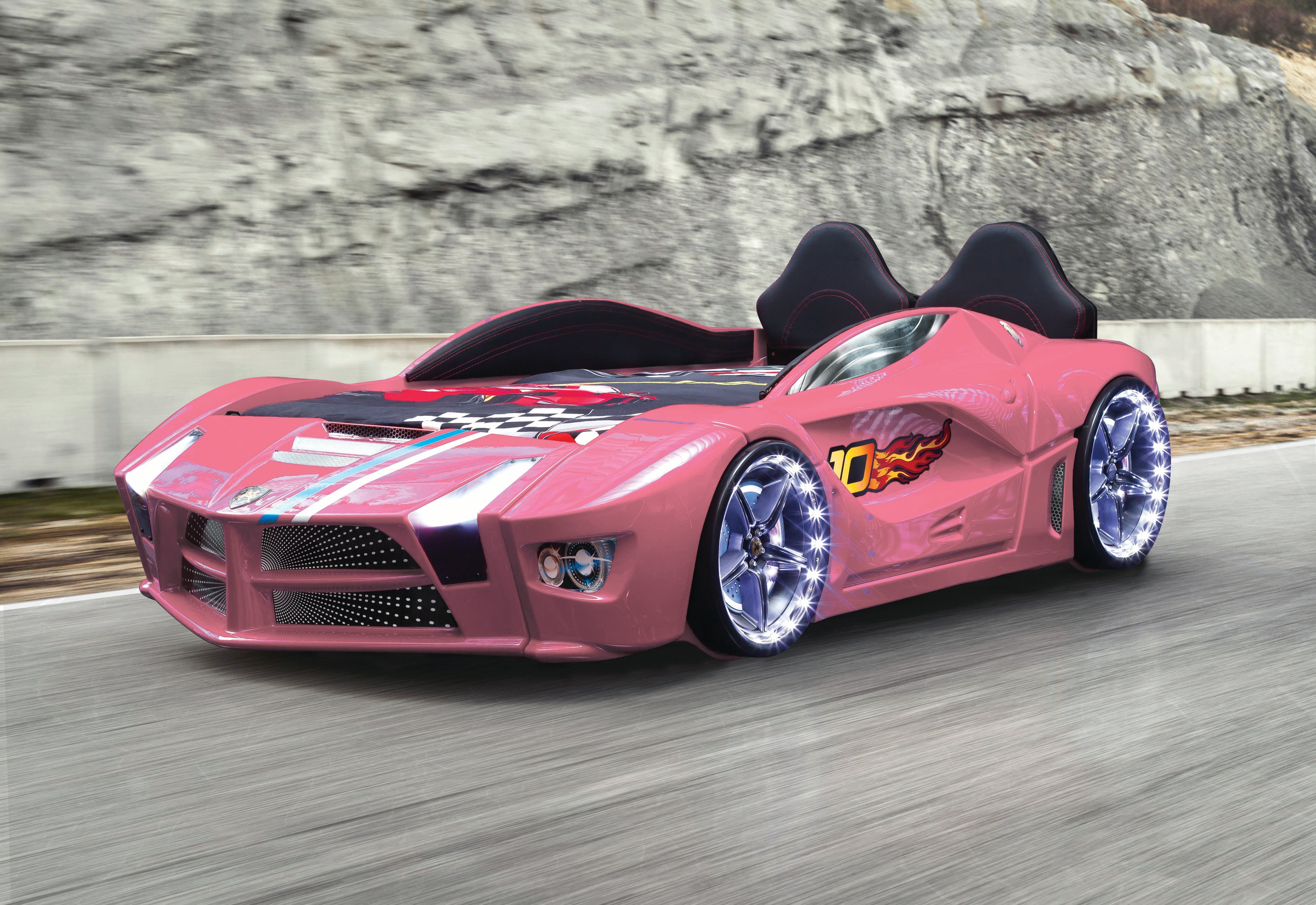 Luxury Full Letto Macchina con LED