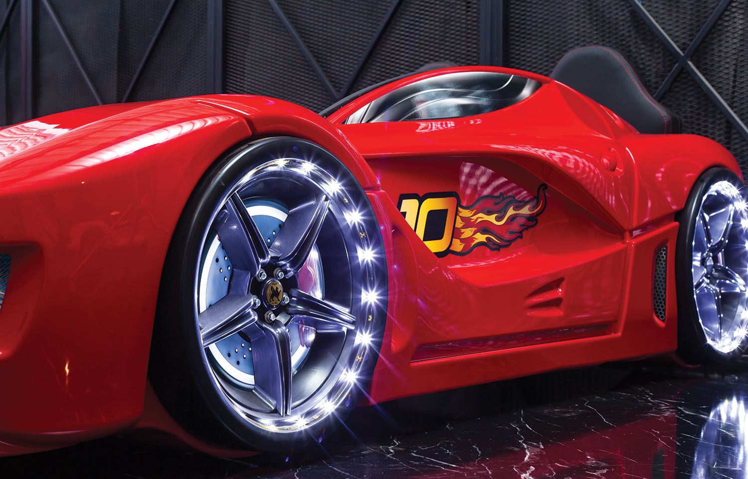 Luxury Full Letto Macchina con LED