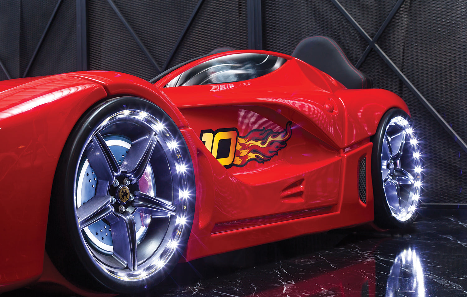 Luxury Full Letto Macchina con LED