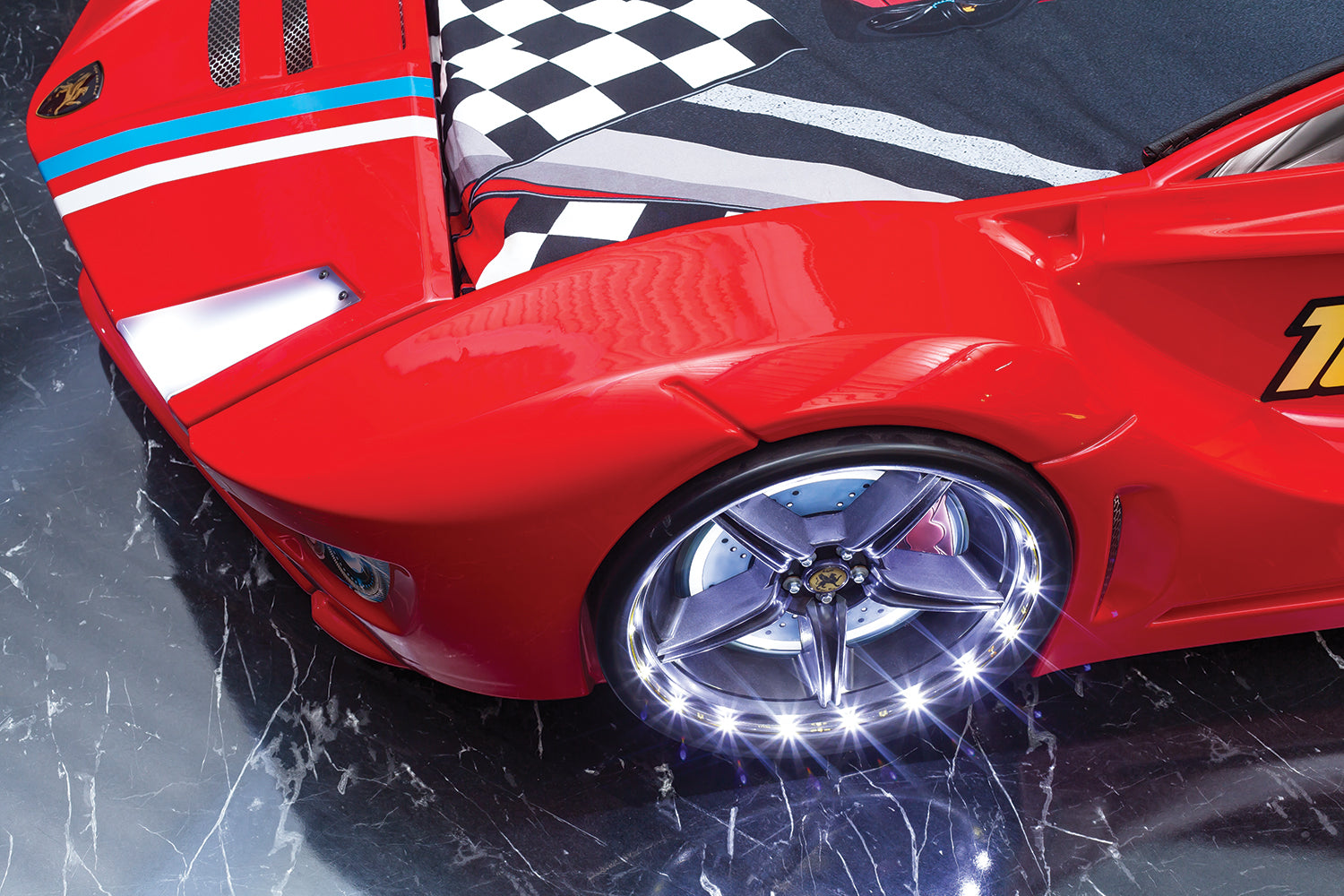 Luxury Full Letto Macchina con LED