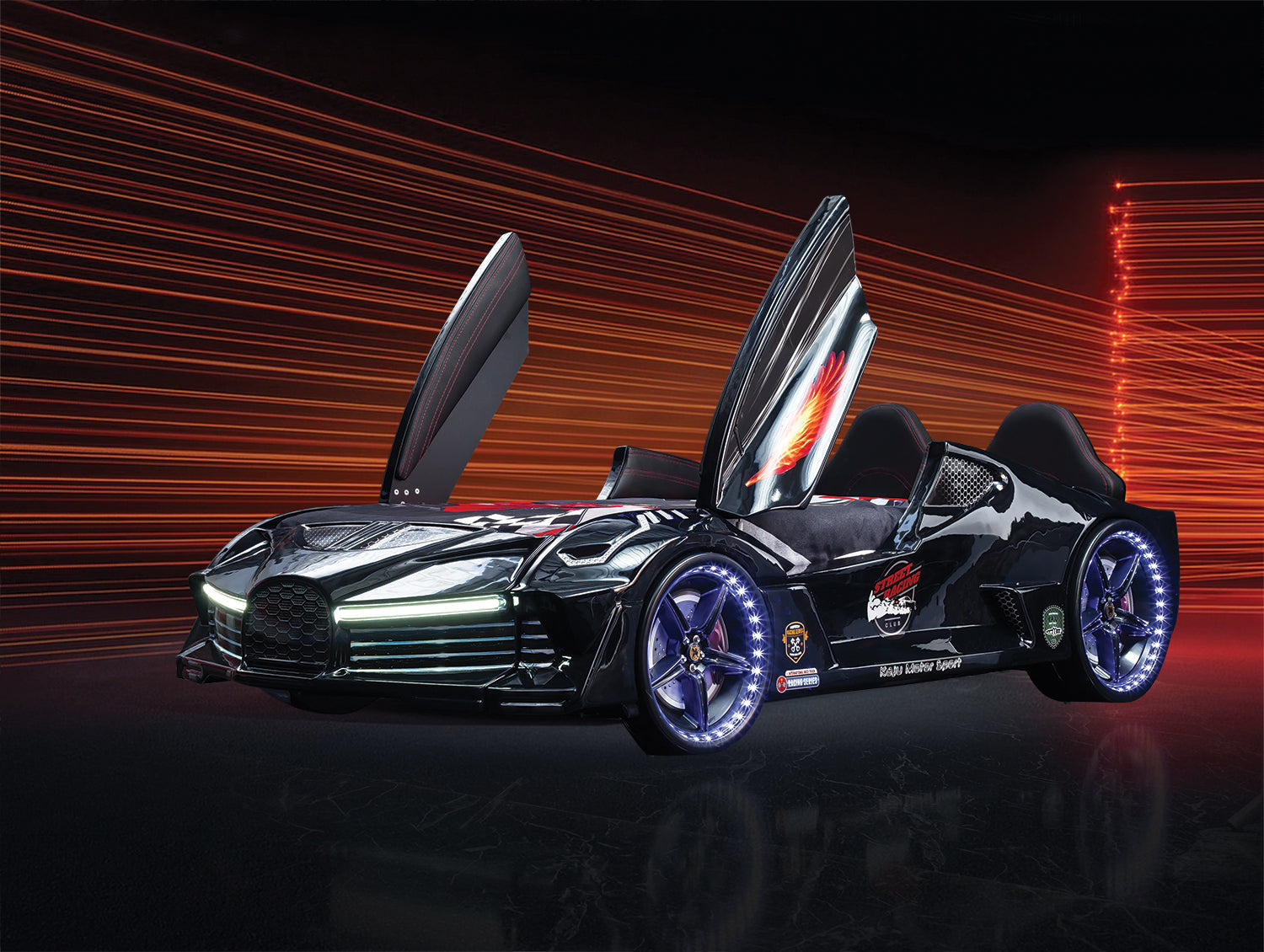 Moon Aero Full Letto Auto LED