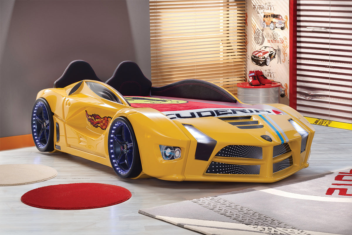 Luxury Full Letto Macchina con LED