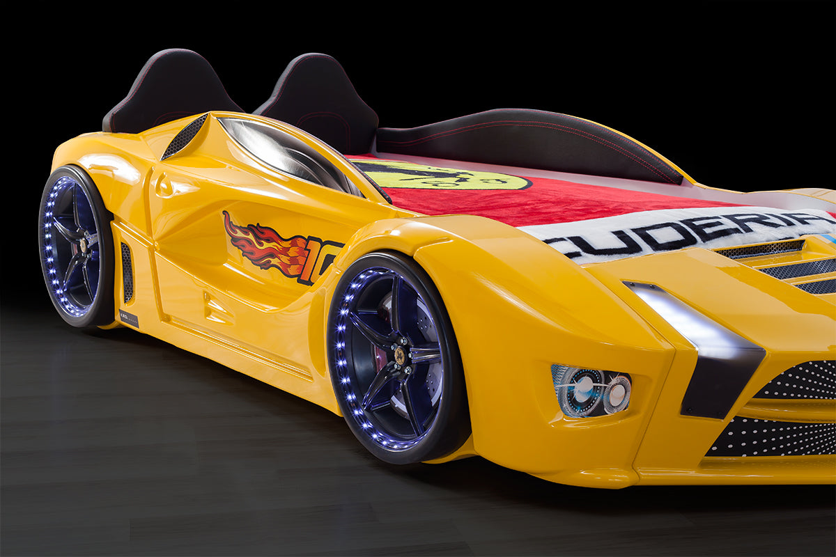 Luxury Full Letto Macchina con LED