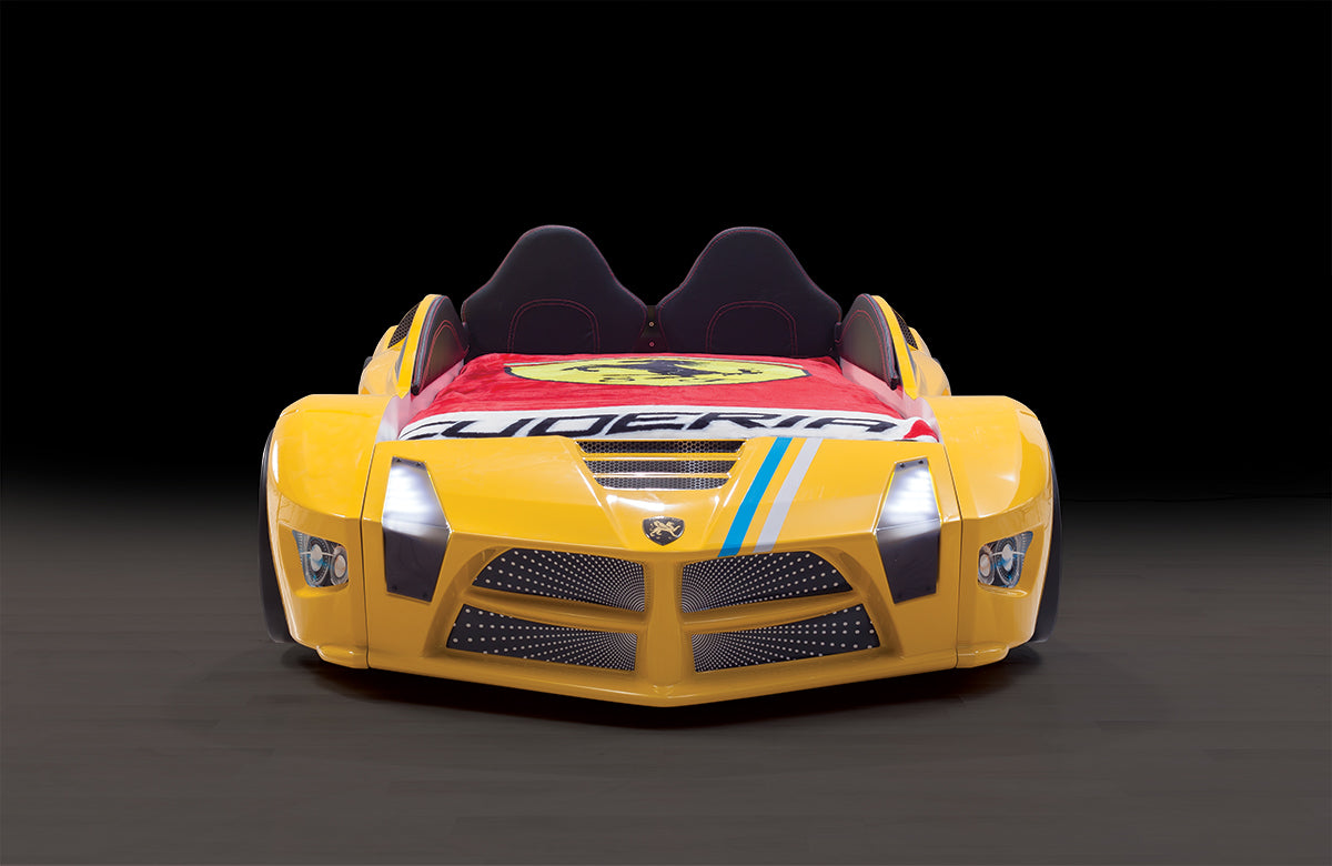 Luxury Full Letto Macchina con LED