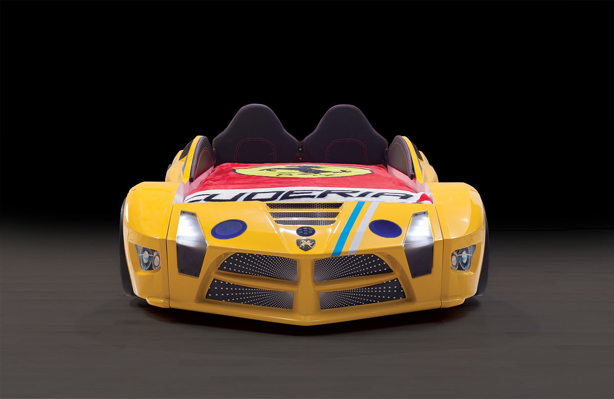 Lit de voiture de luxe haut de gamme avec LED