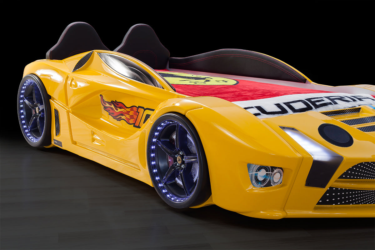 Lit de voiture de luxe haut de gamme avec LED