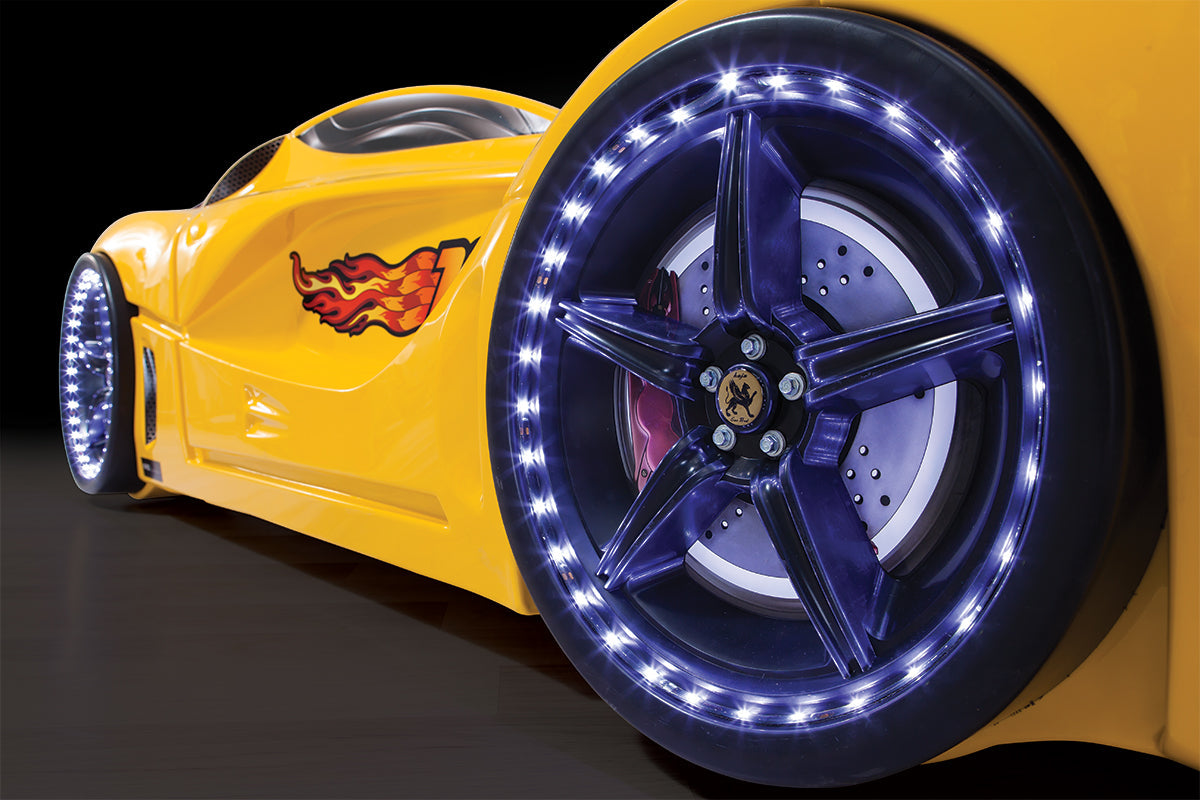 Luxury Full Letto Macchina con LED