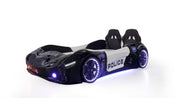Letto Auto con LED Police