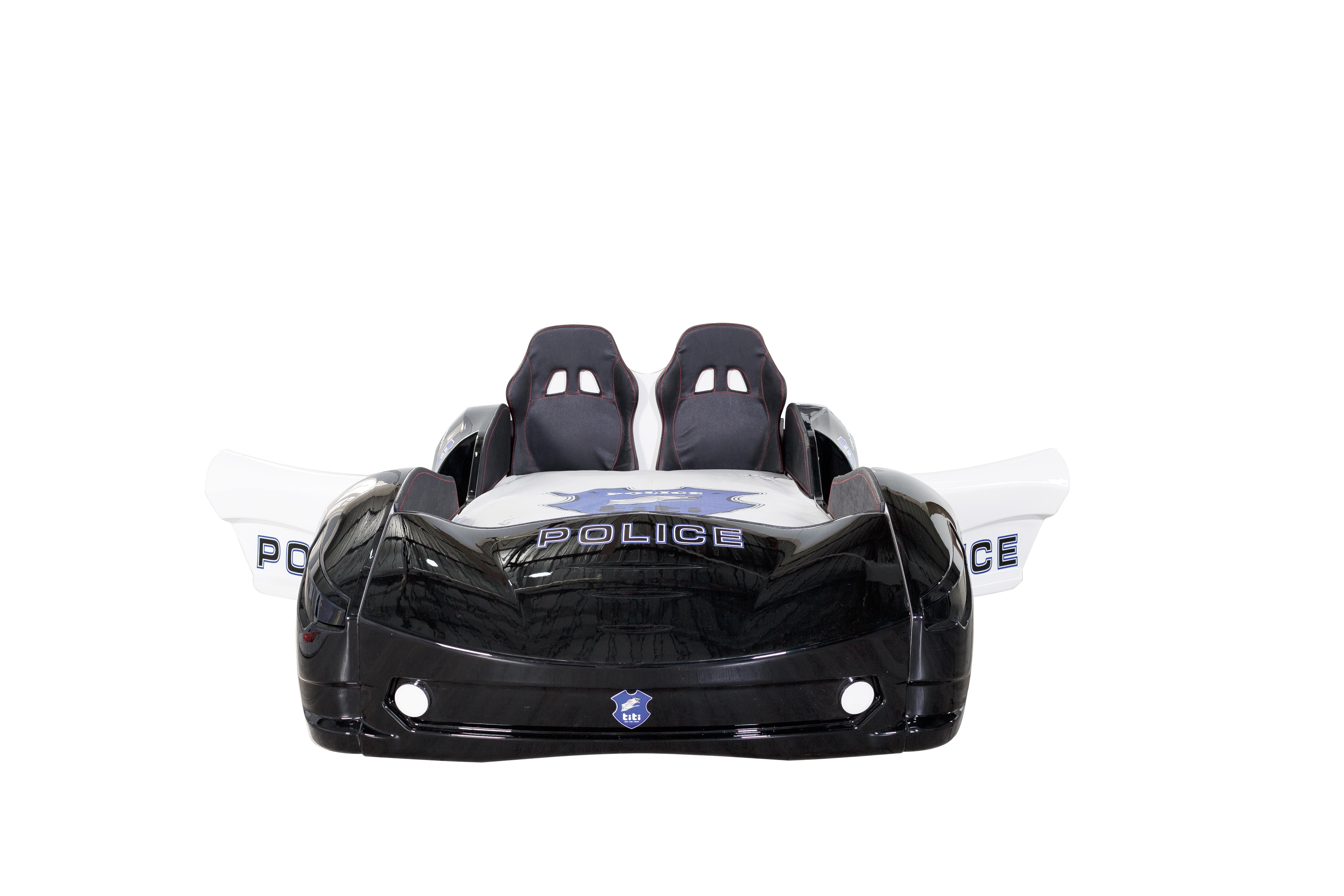 Letto Auto con LED Police