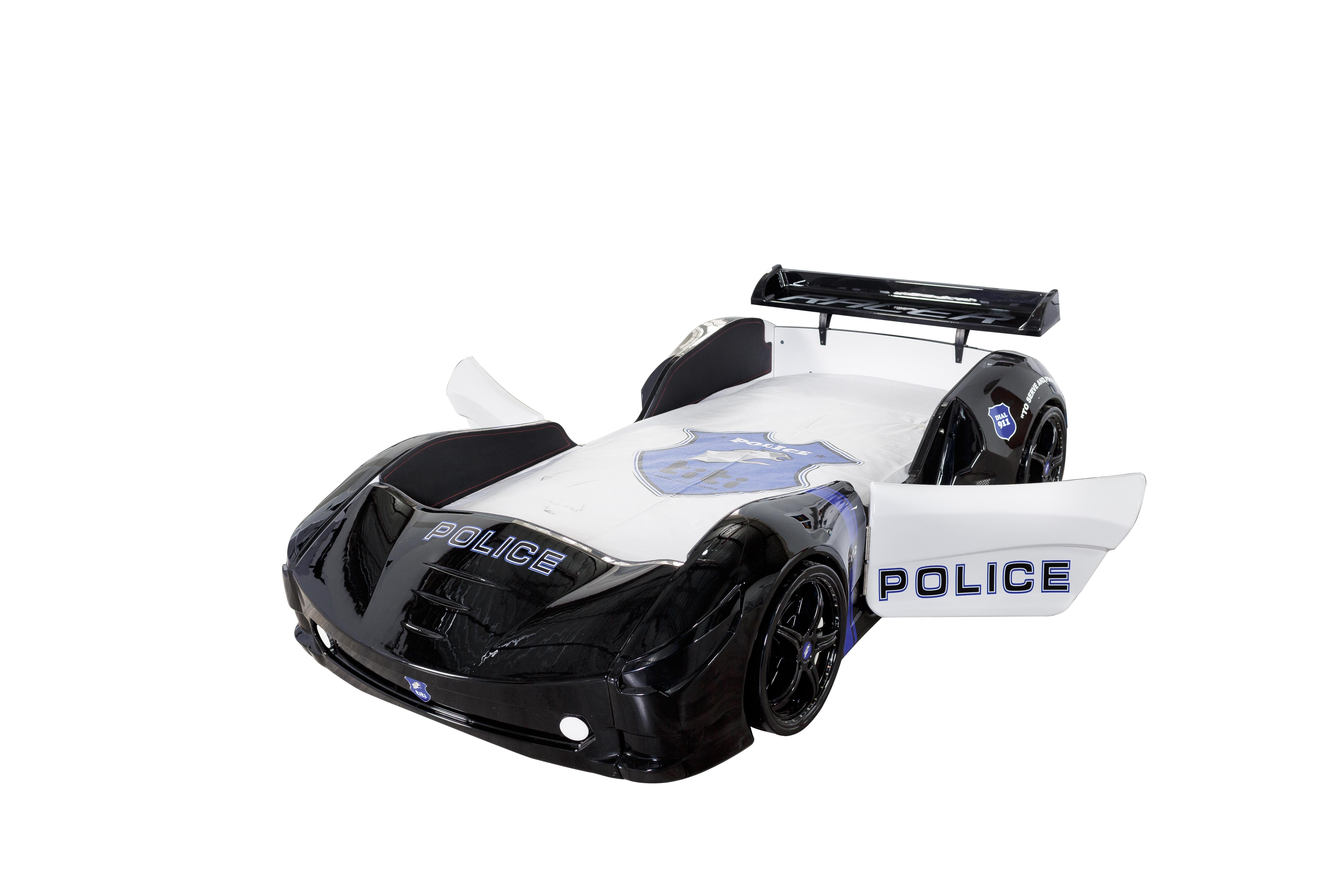 Letto Auto con LED Police