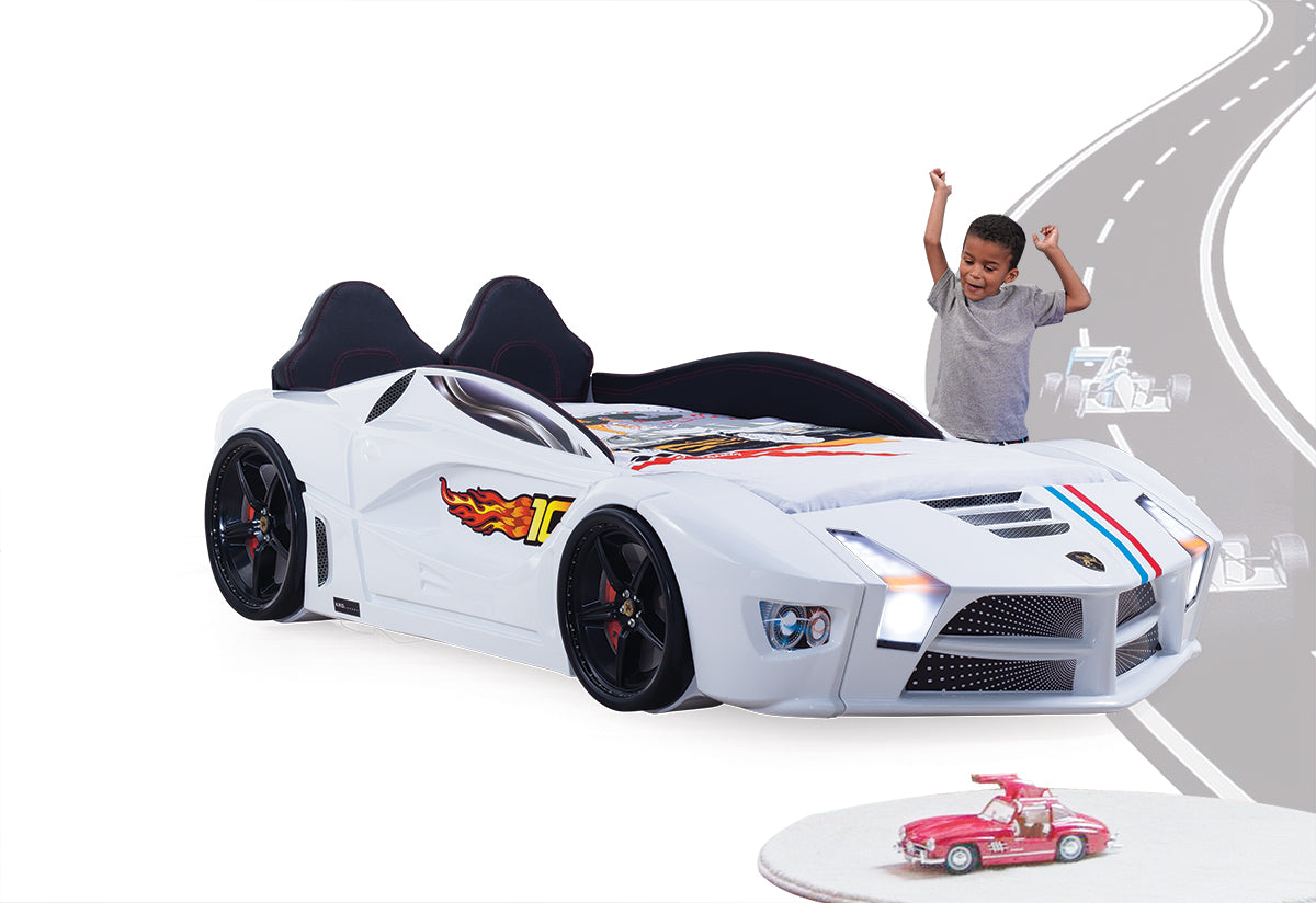 Luxury Full Letto Macchina con LED