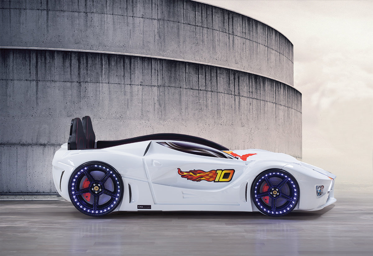 Luxury Full Letto Macchina con LED