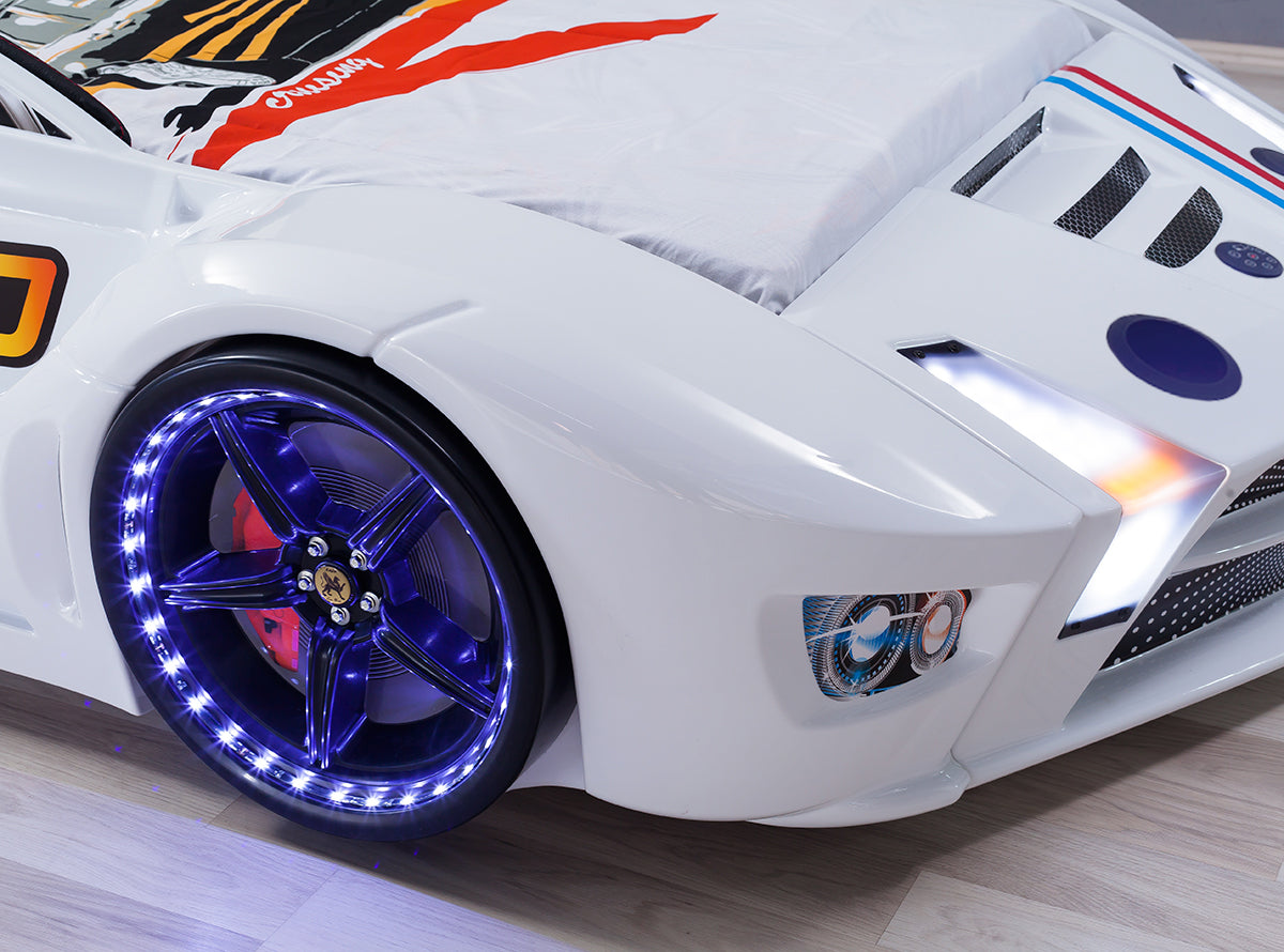 Lit de voiture de luxe haut de gamme avec LED