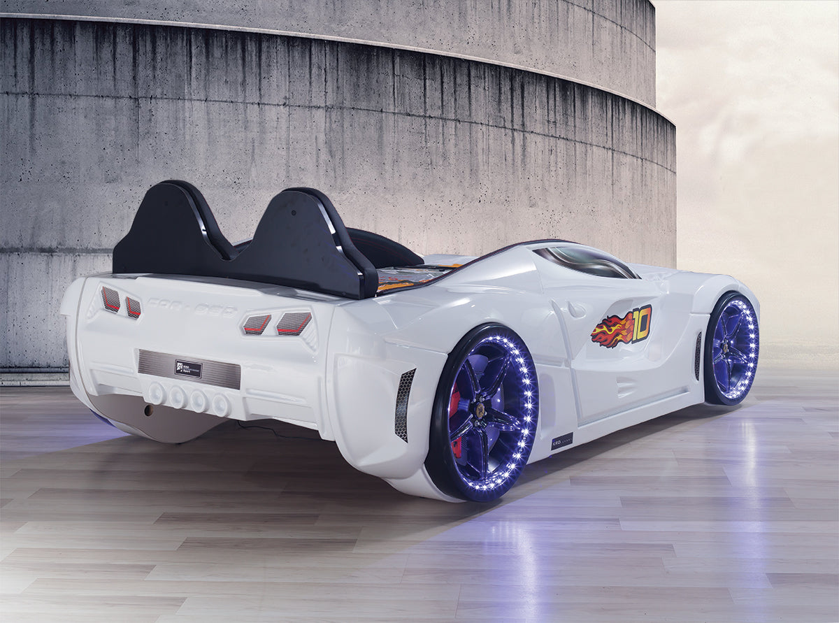 Luxury Full Letto Macchina con LED