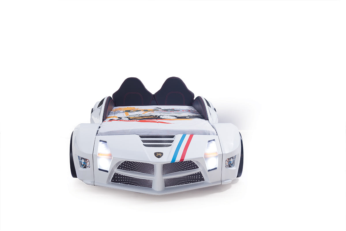 Luxury Full Letto Macchina con LED