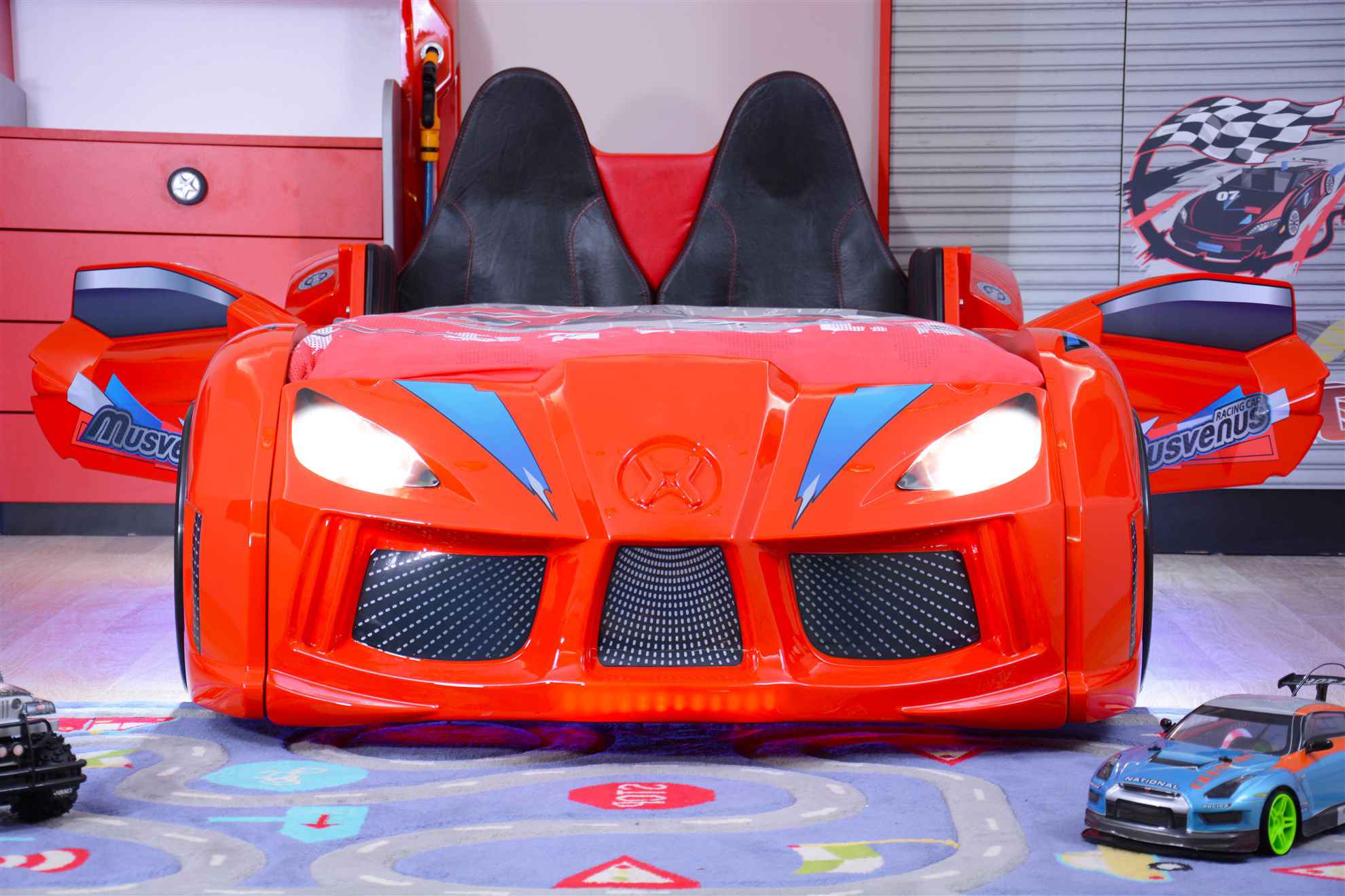 MVN 3 Autobett mit LED