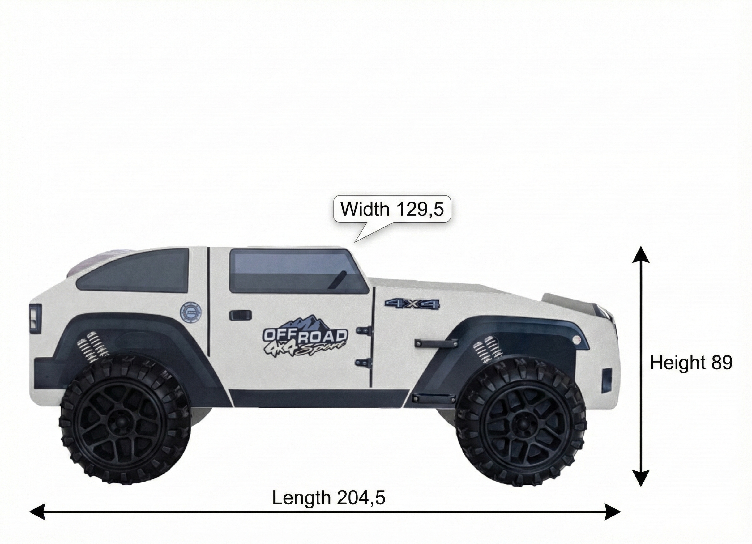 Lit de voiture Eco Jeep